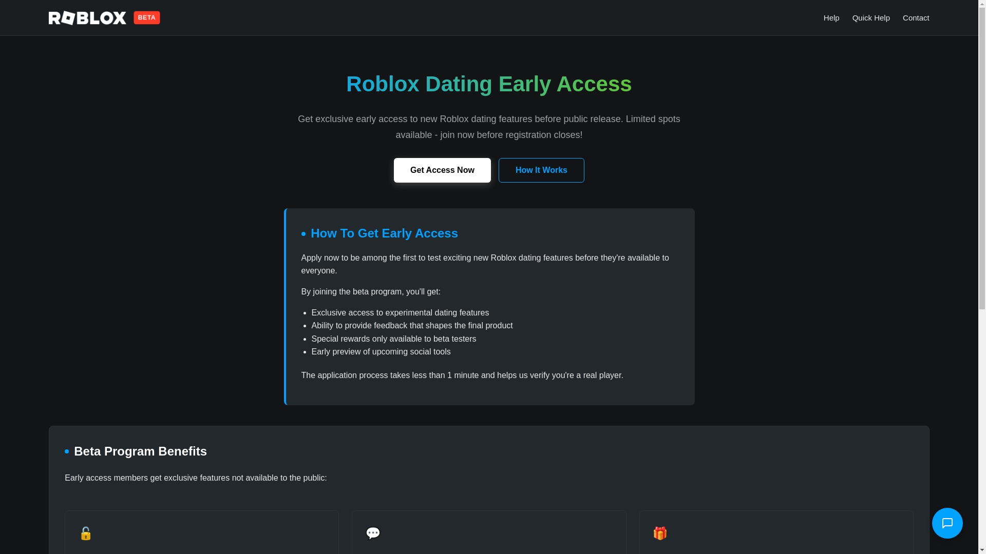 website screenshot of https://earlyroblox.com/