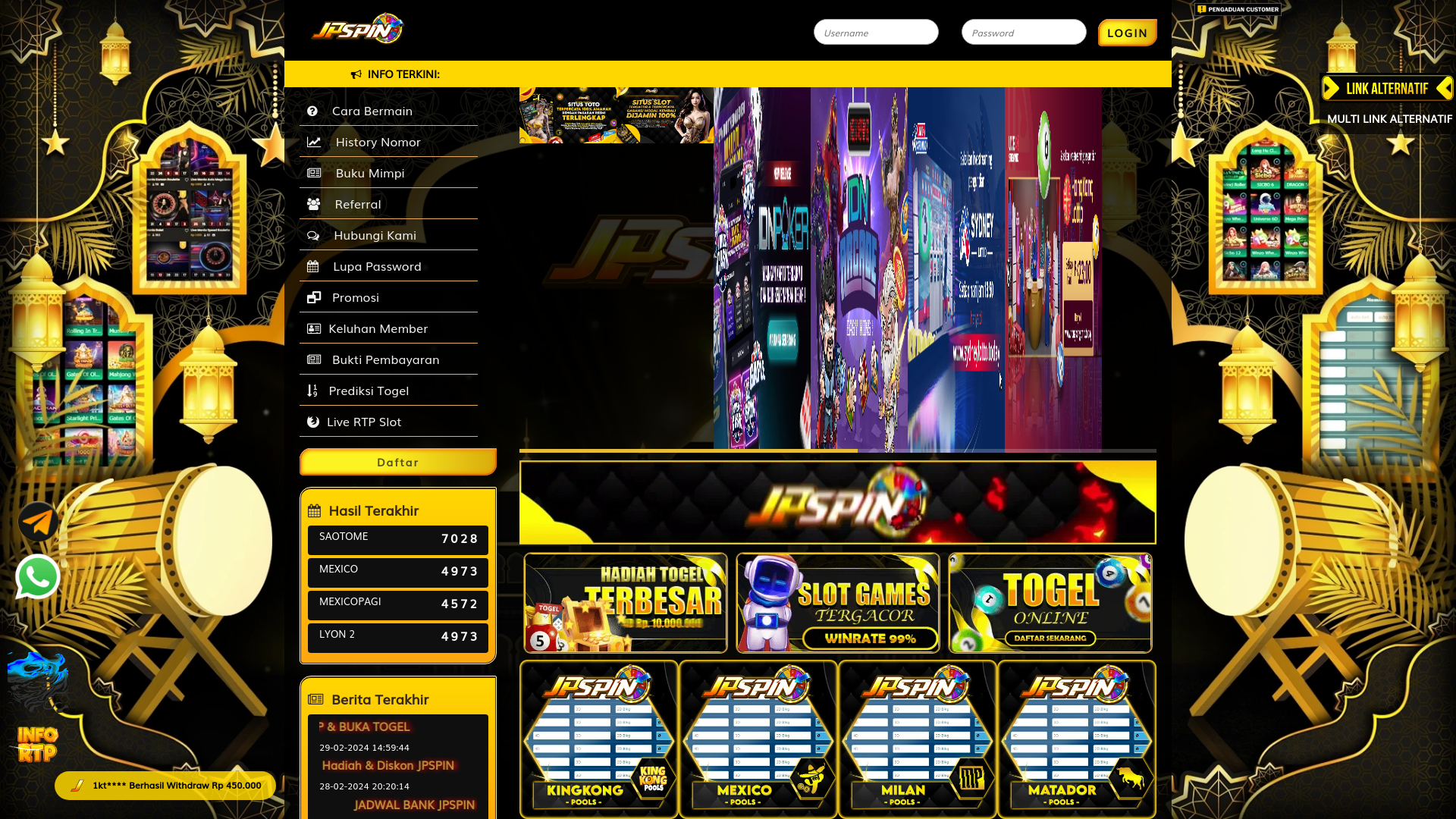 website screenshot of https://jpspinn.com/