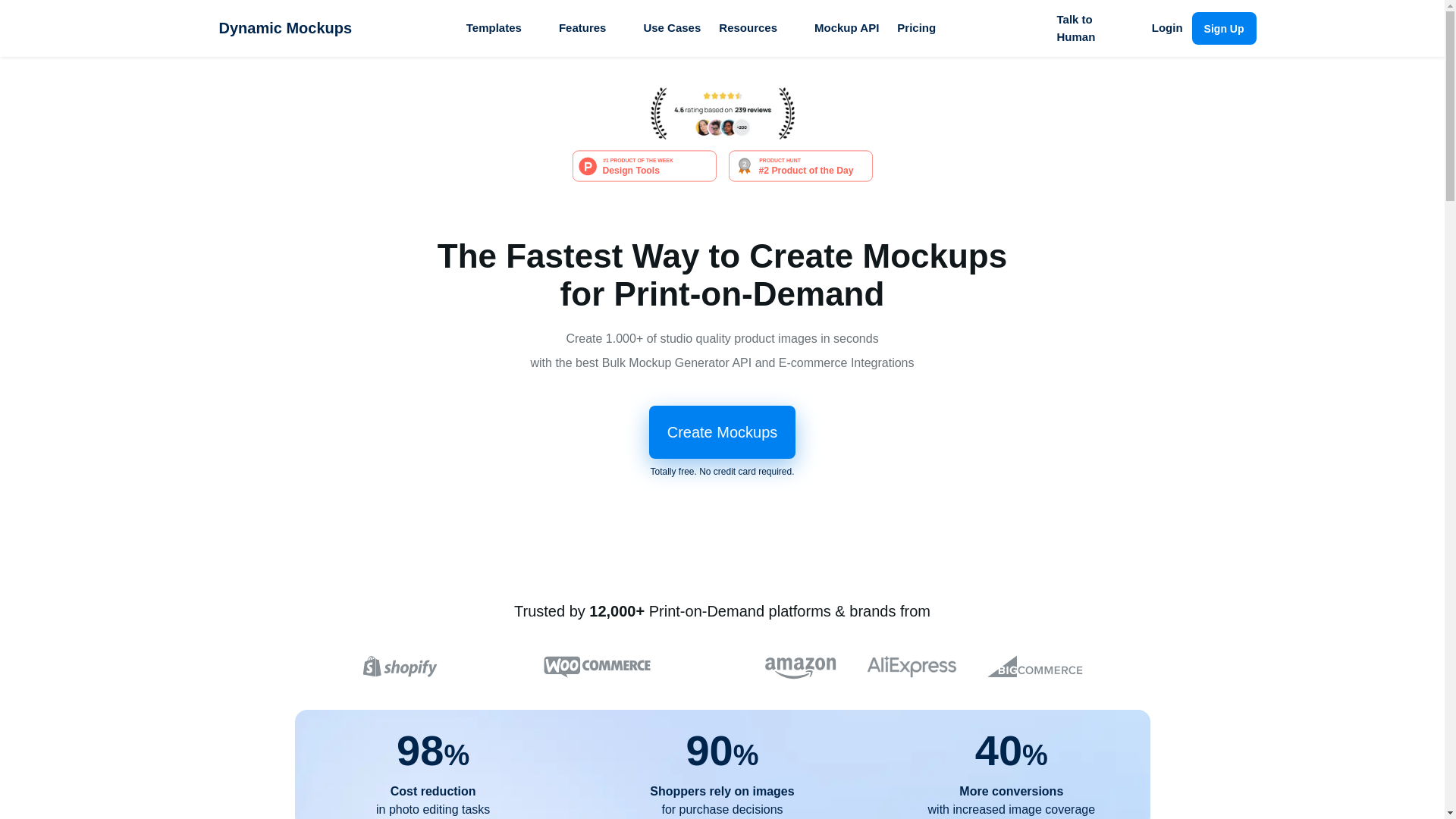 website screenshot of https://mydynamicmockups.com/