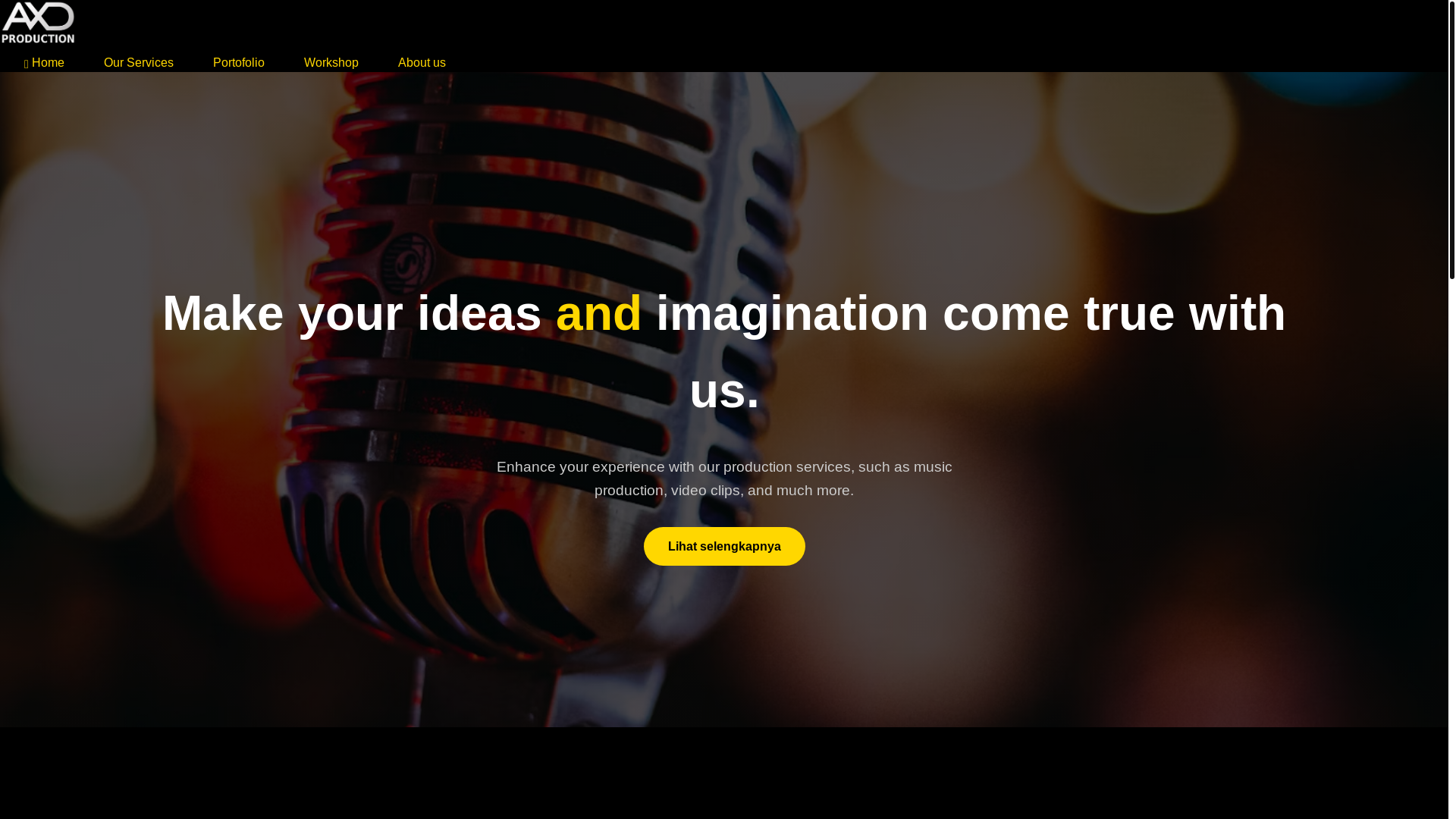 website screenshot of https://aoxidproduction.com/