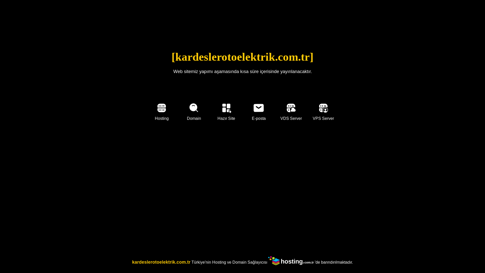 website screenshot of https://kardeslerotoelektrik.com.tr/