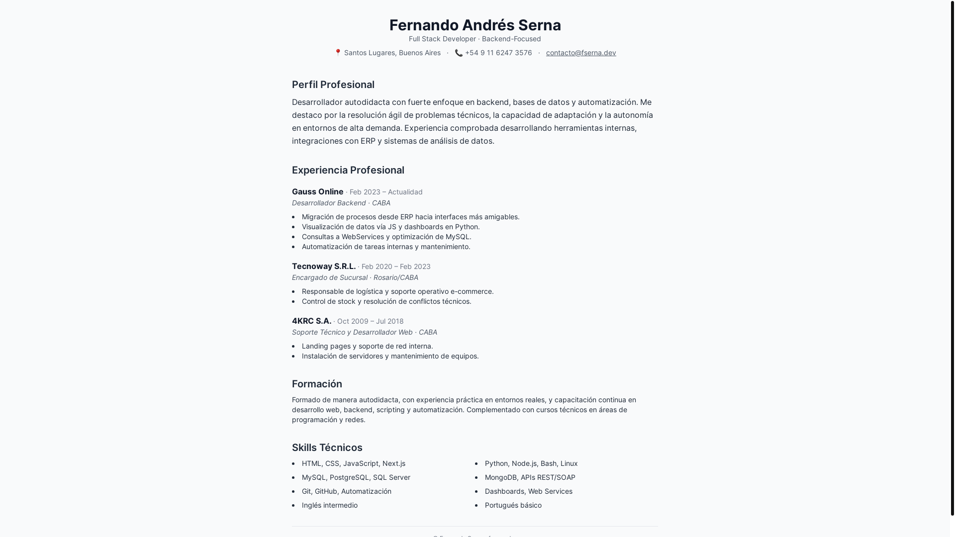website screenshot of https://cv-4dw.pages.dev/