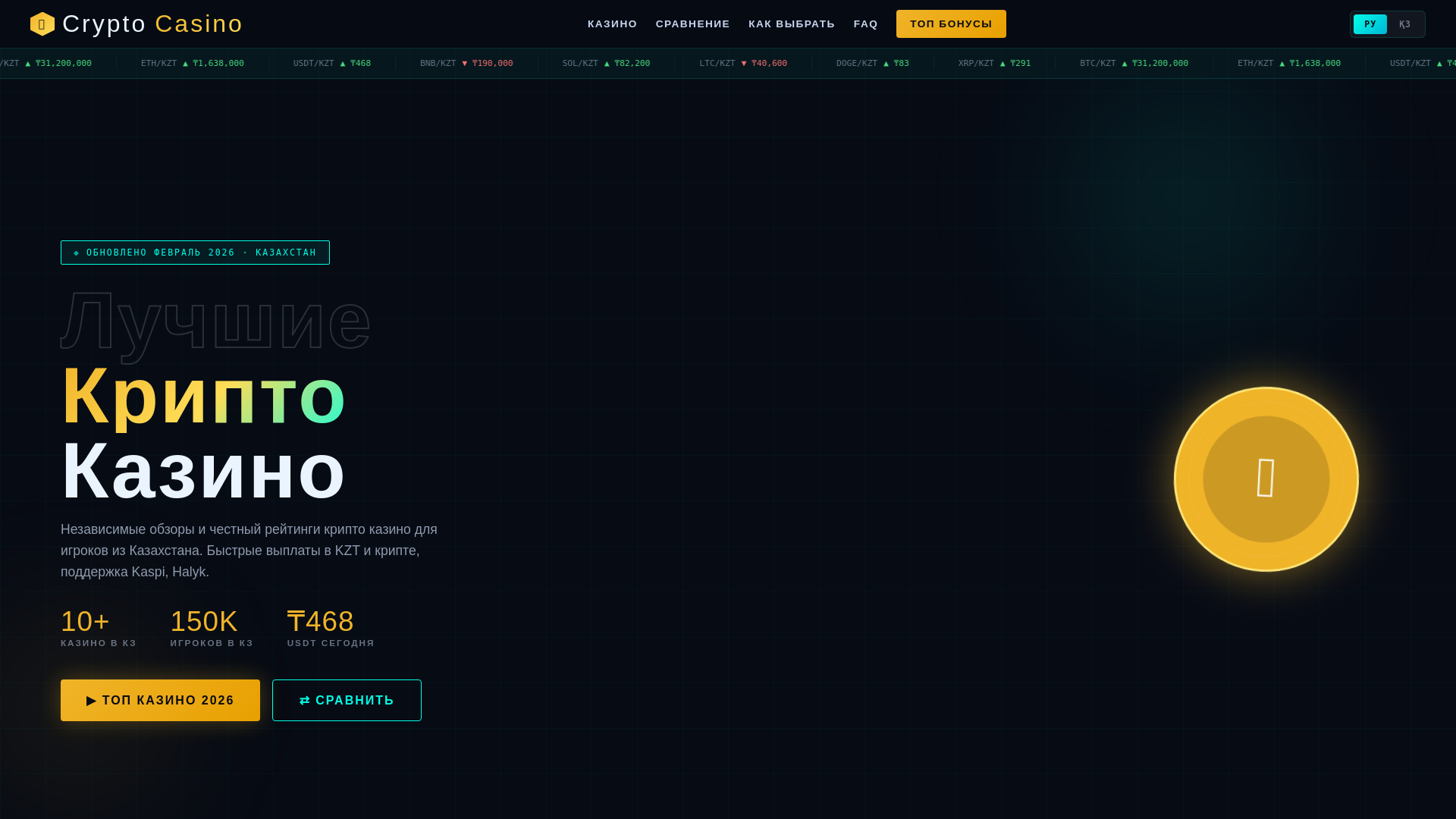website screenshot of https://best-crypto-casino.kz/
