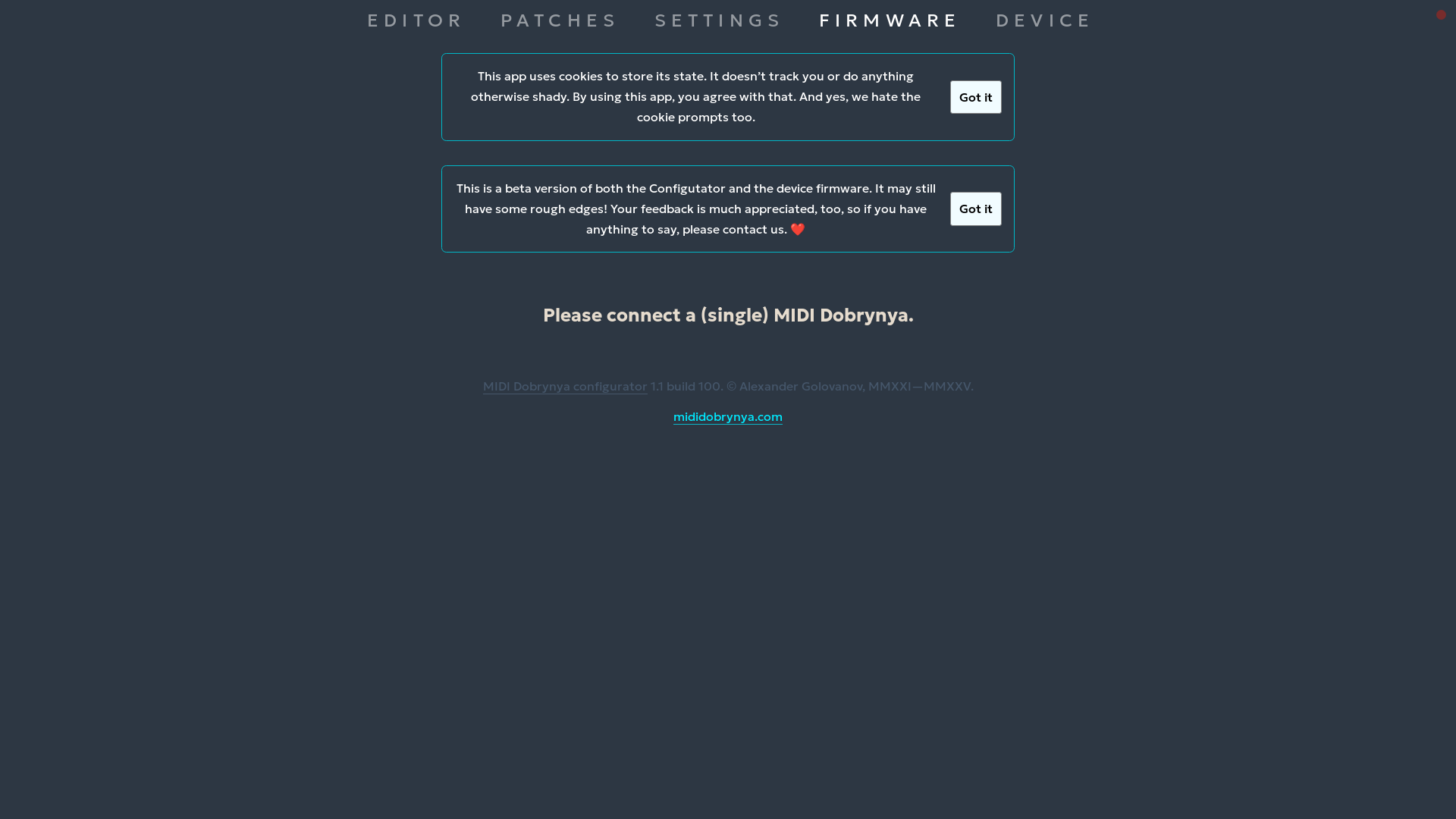 website screenshot of https://dobrynyaconfigurator-beta.pages.dev/