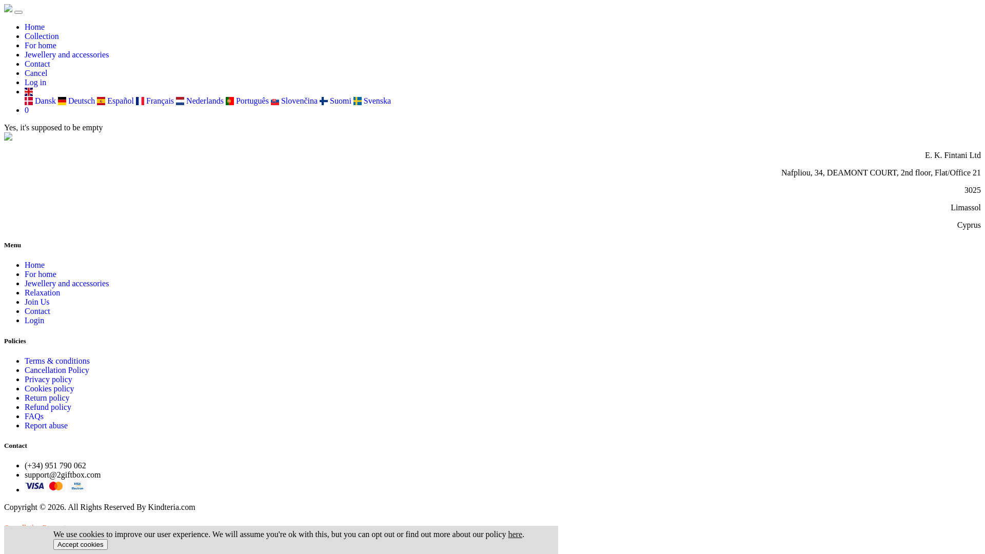 website screenshot of https://kindteria.com