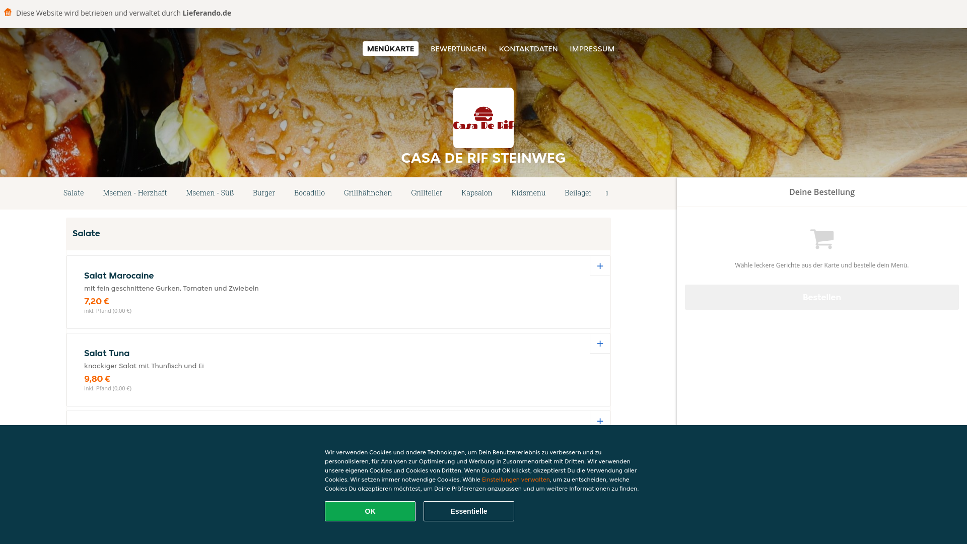 website screenshot of https://casa-de-rif-wuppertal.de