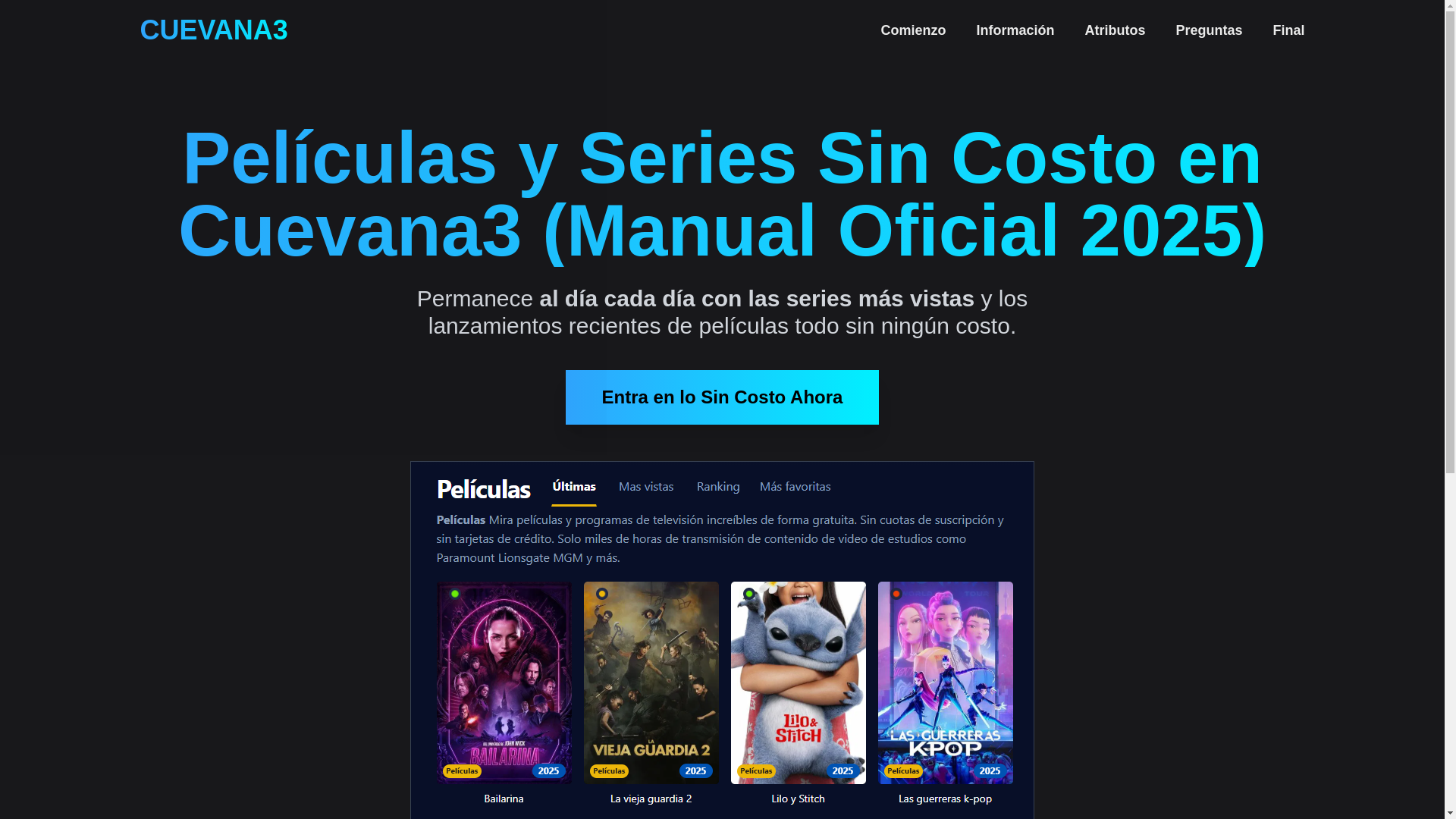 website screenshot of https://cuevana3-b4r7.pages.dev/