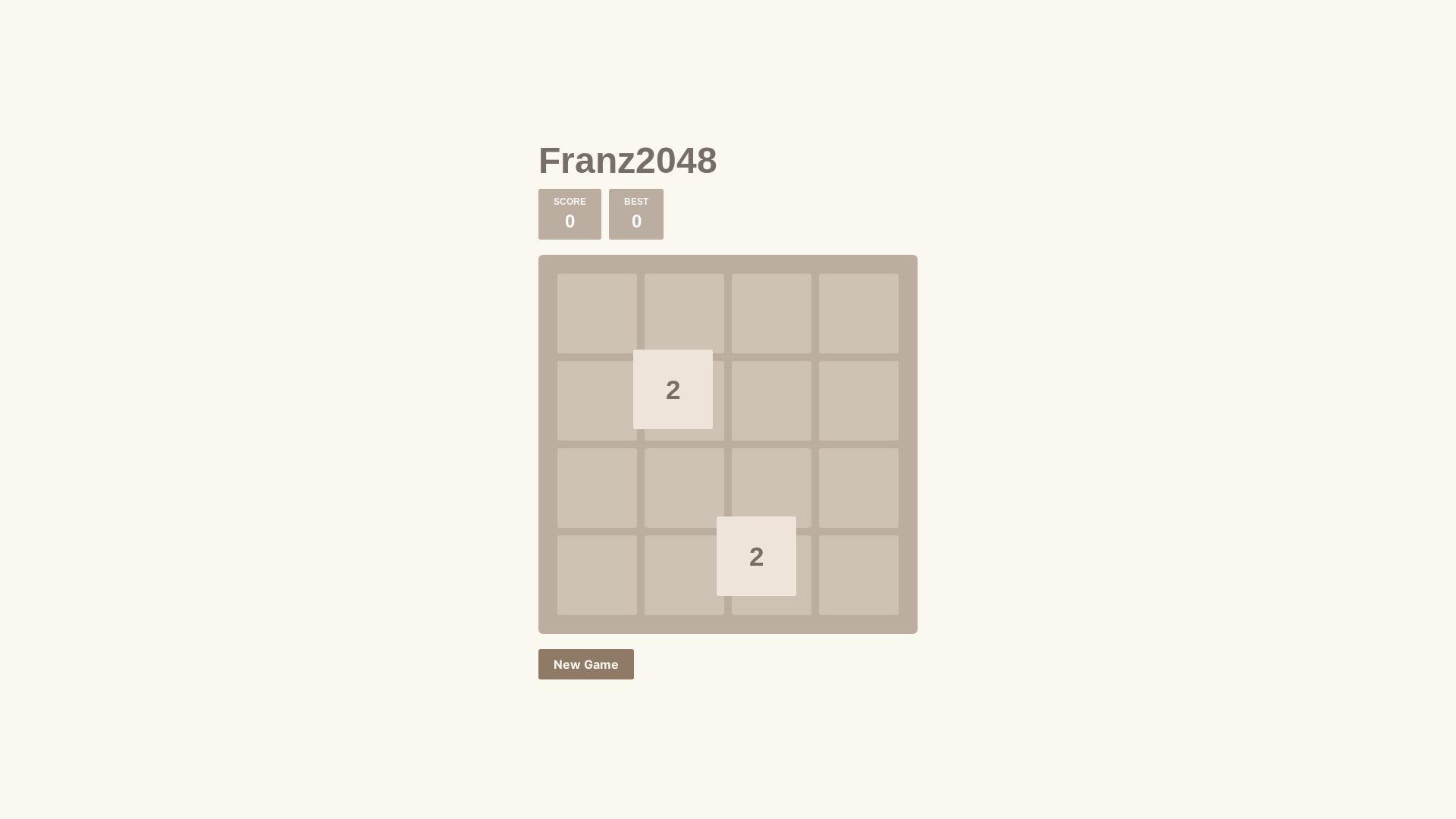 website screenshot of https://franz2048.pages.dev/