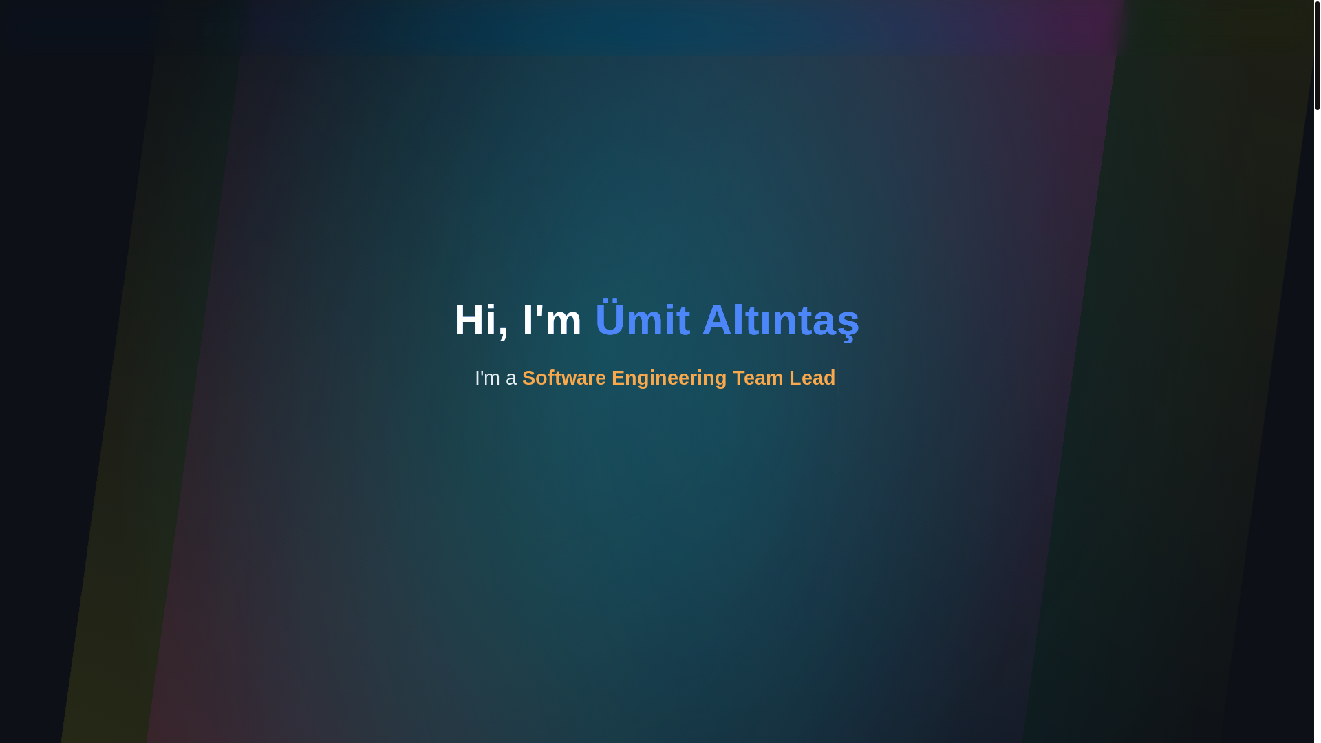 website screenshot of https://umitaltintas-com.pages.dev/