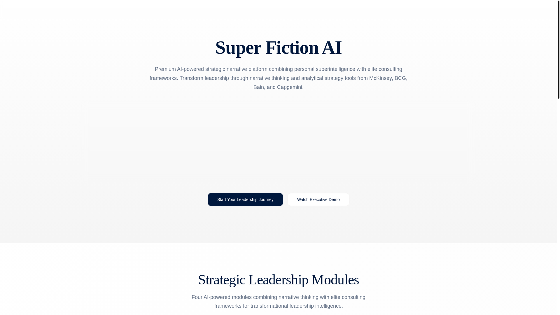 website screenshot of https://super-fiction.app/