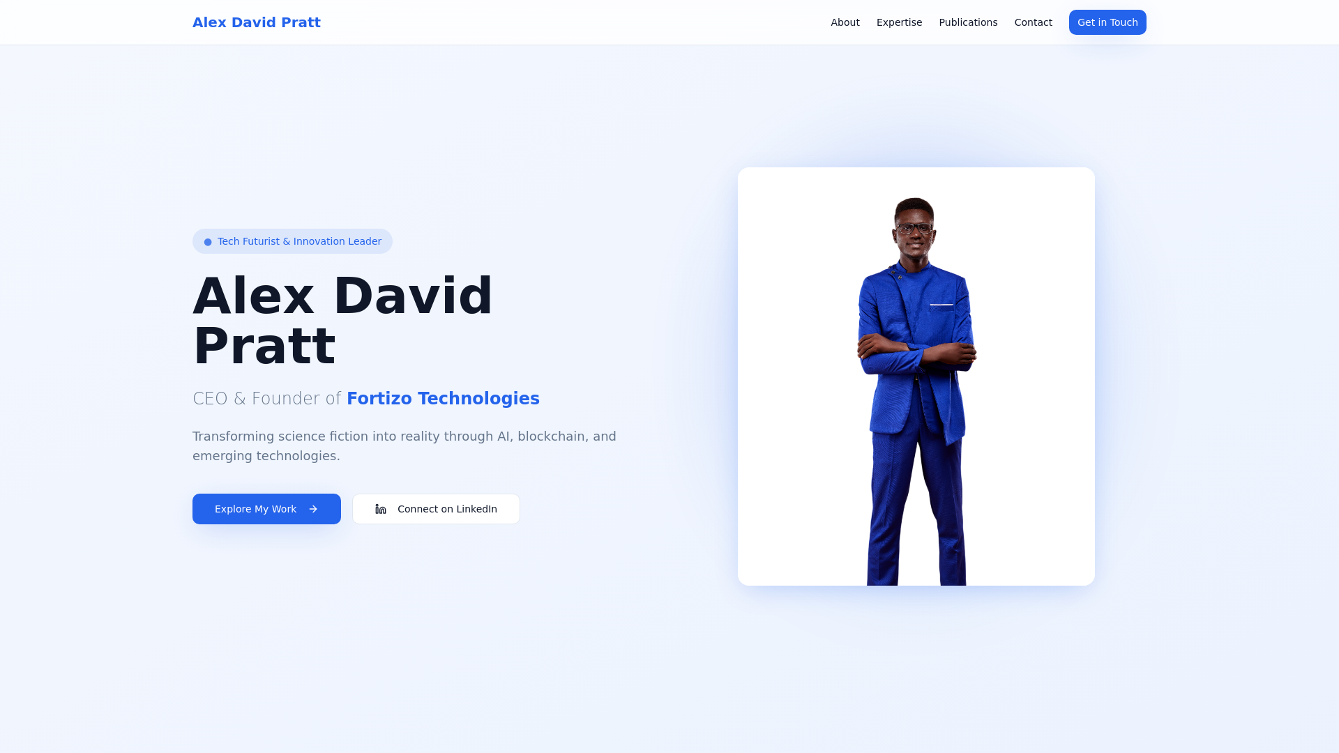 website screenshot of https://alexdavidpratt.co