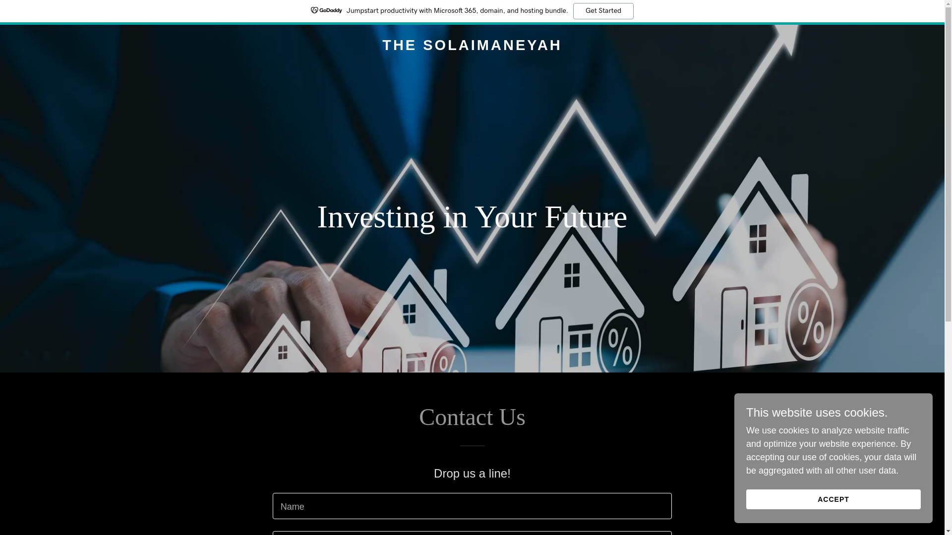 website screenshot of https://thesolaimaneyah.com/