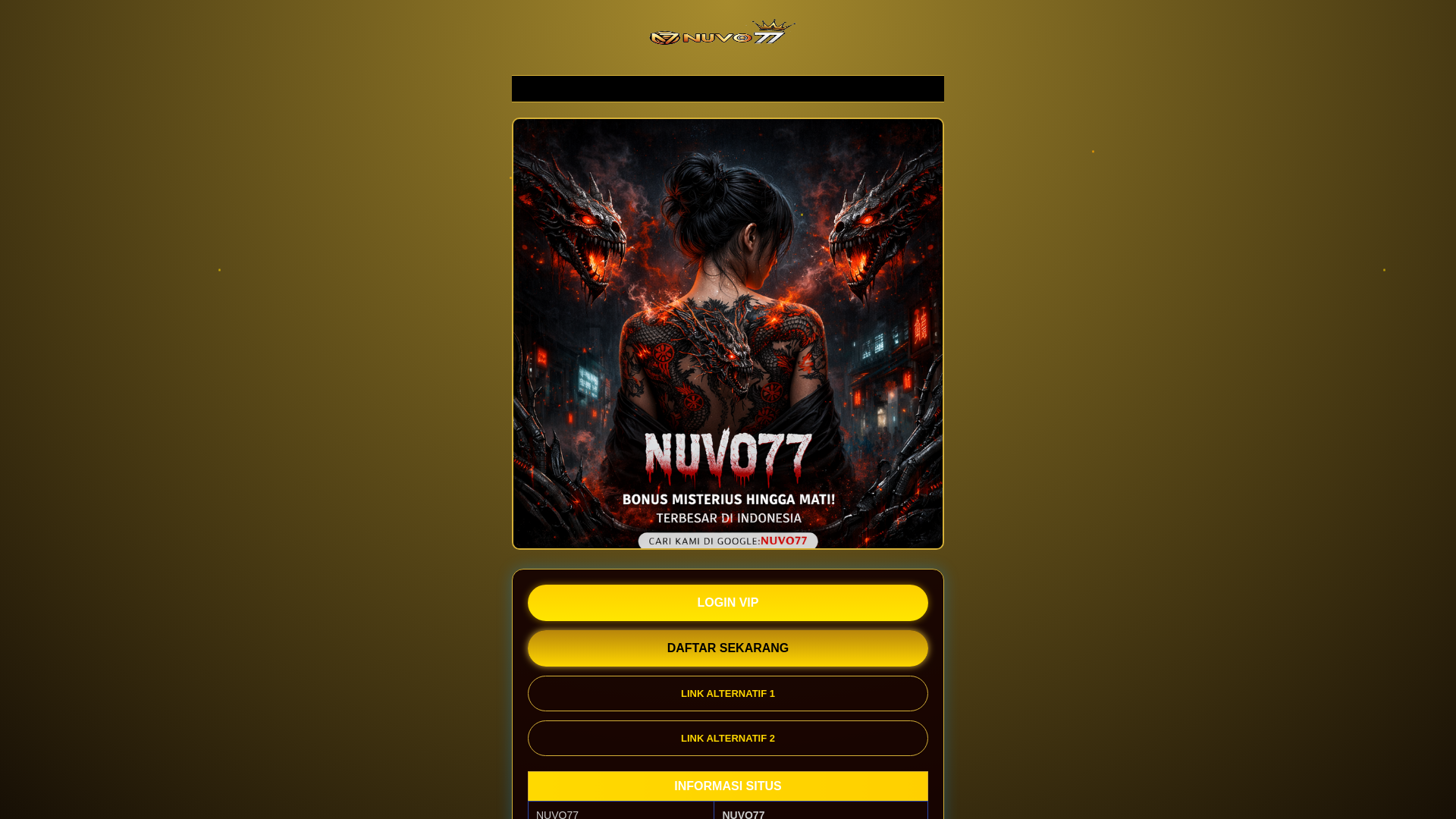 website screenshot of https://lihat-bisa-rank.pages.dev/
