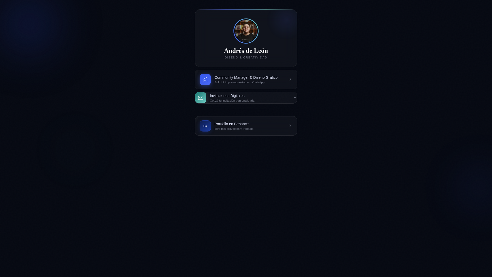 website screenshot of https://linksandres.com/