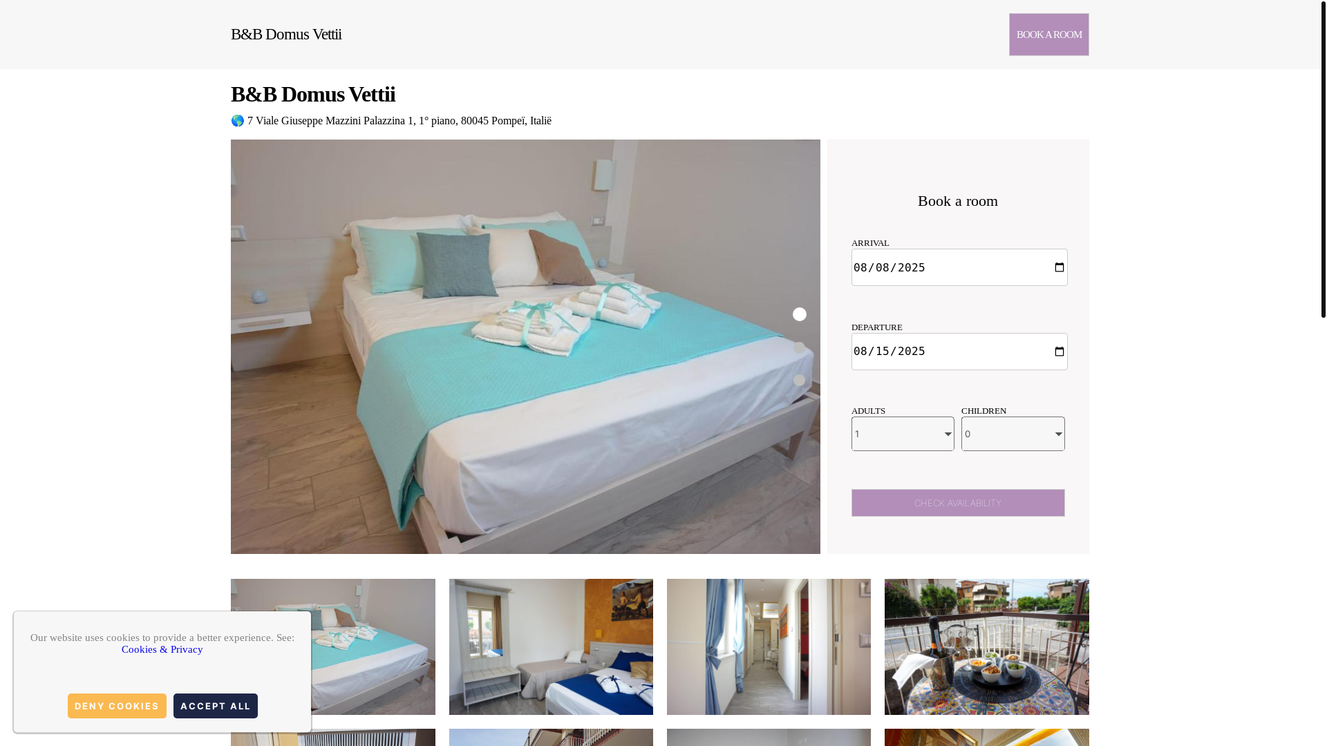 website screenshot of https://b-b-domus-vettii-pompei.com.es/