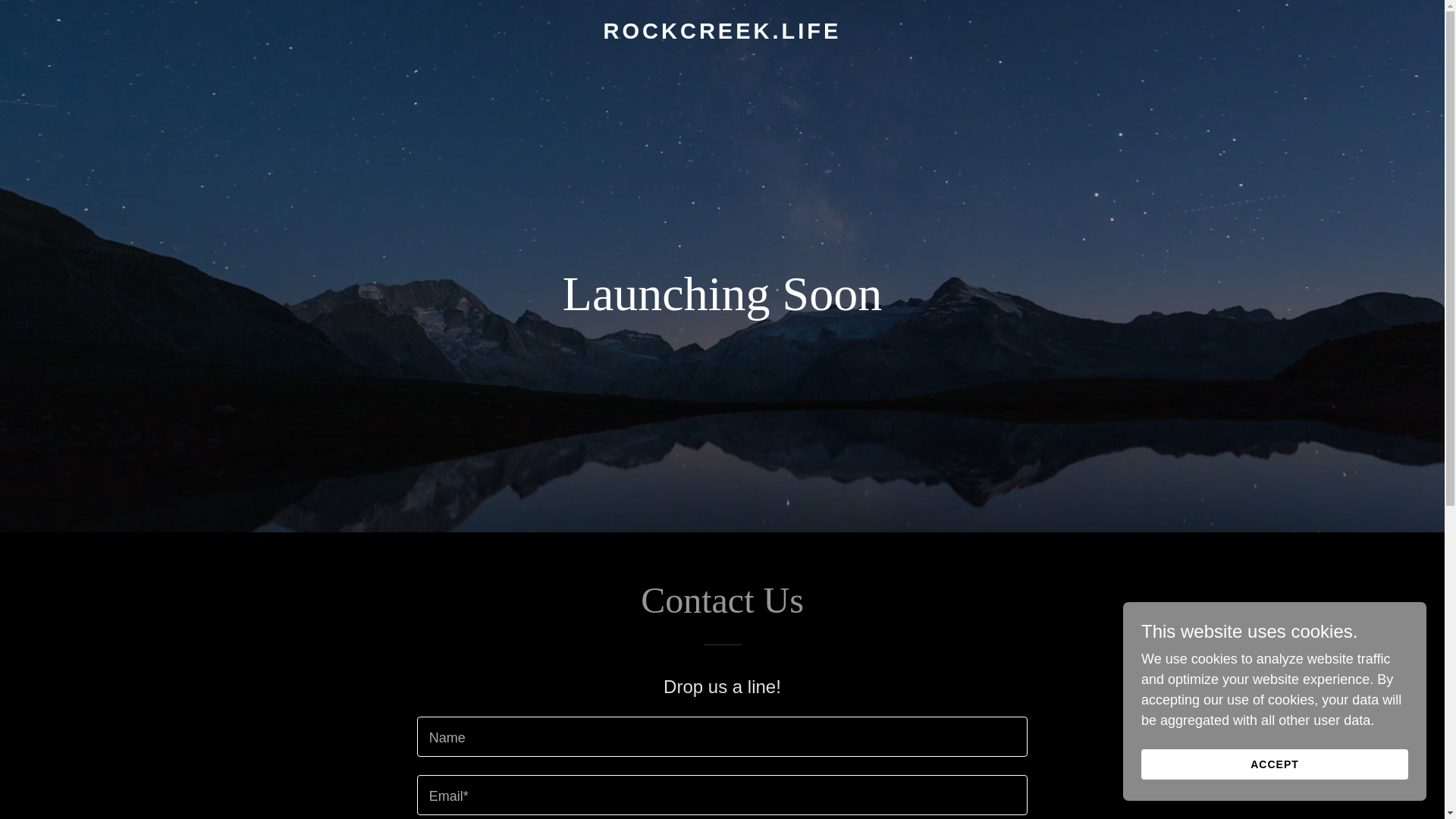 website screenshot of https://rockcreek.life/