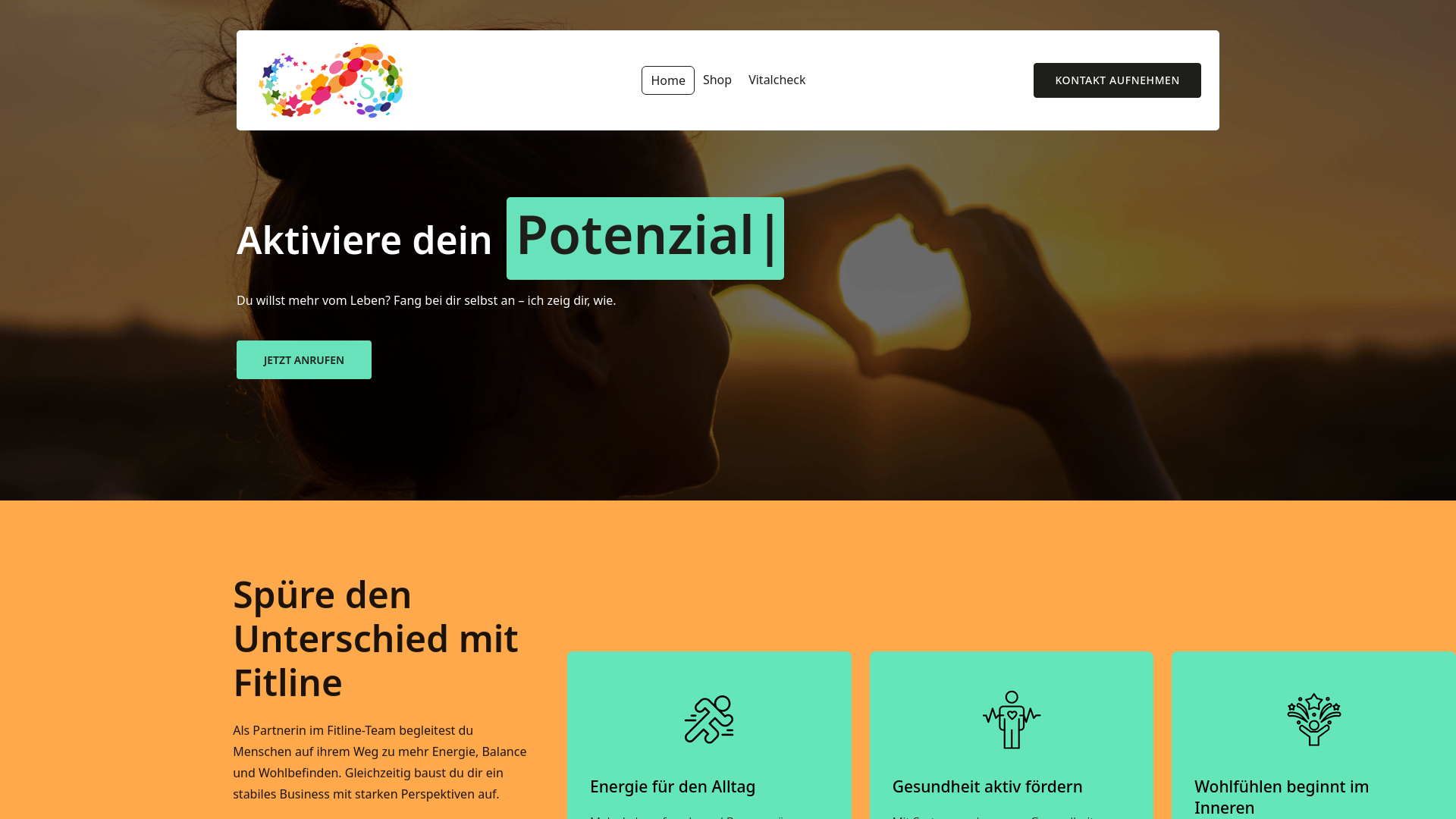website screenshot of https://energietankstelle-sdb.de
