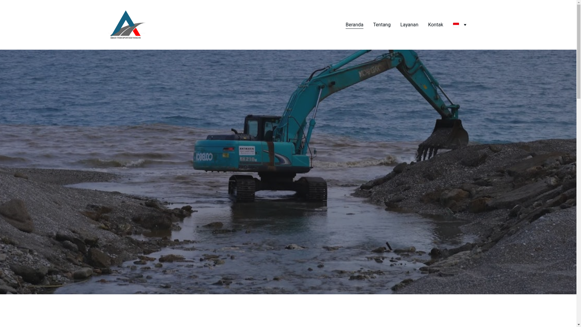 website screenshot of https://abaditransmandiri.com/