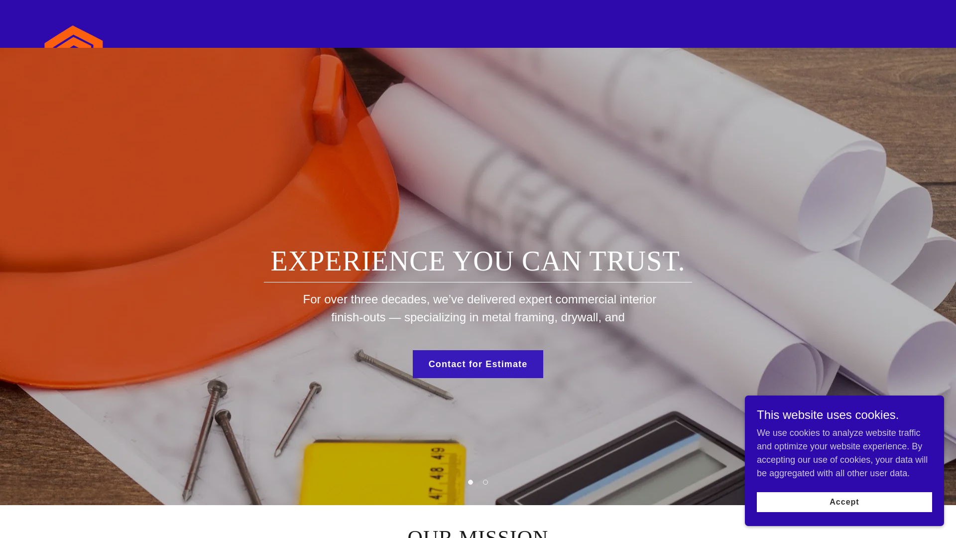 website screenshot of https://rvaandassociates.com/