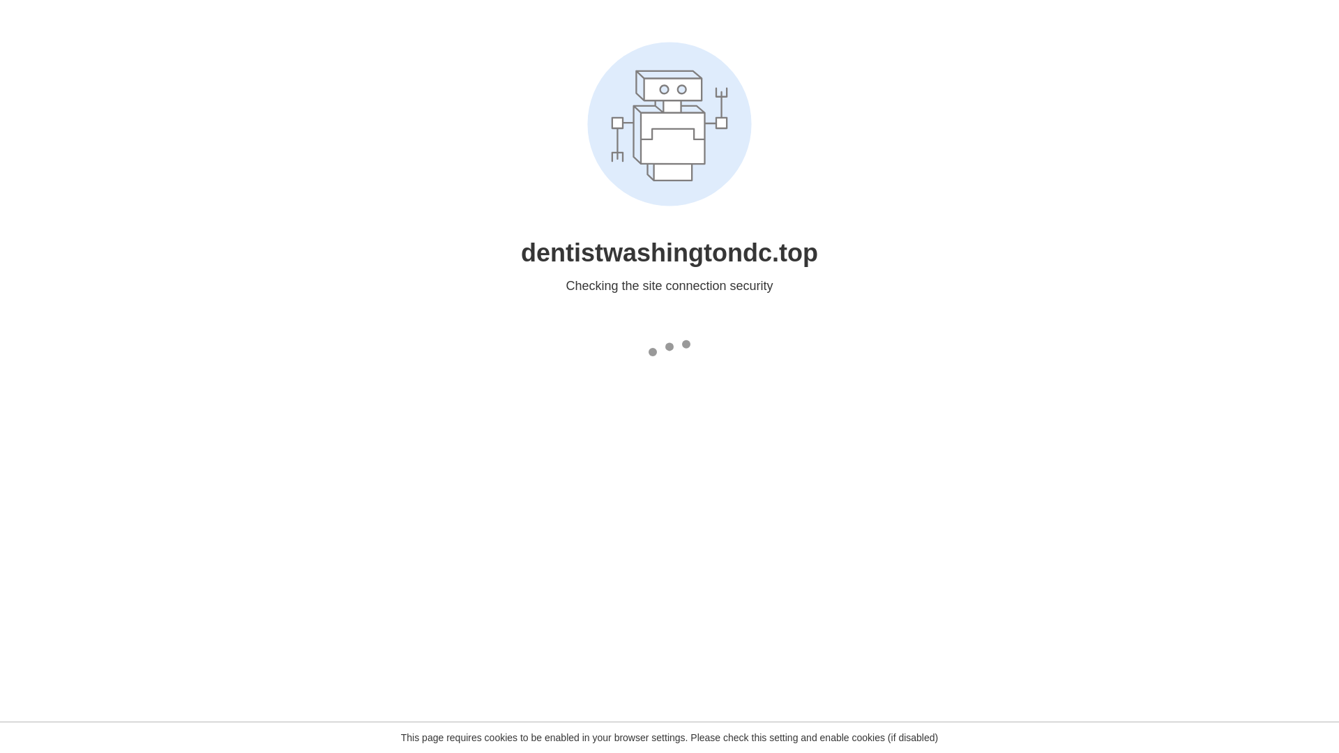 website screenshot of https://dentistwashingtondc.top