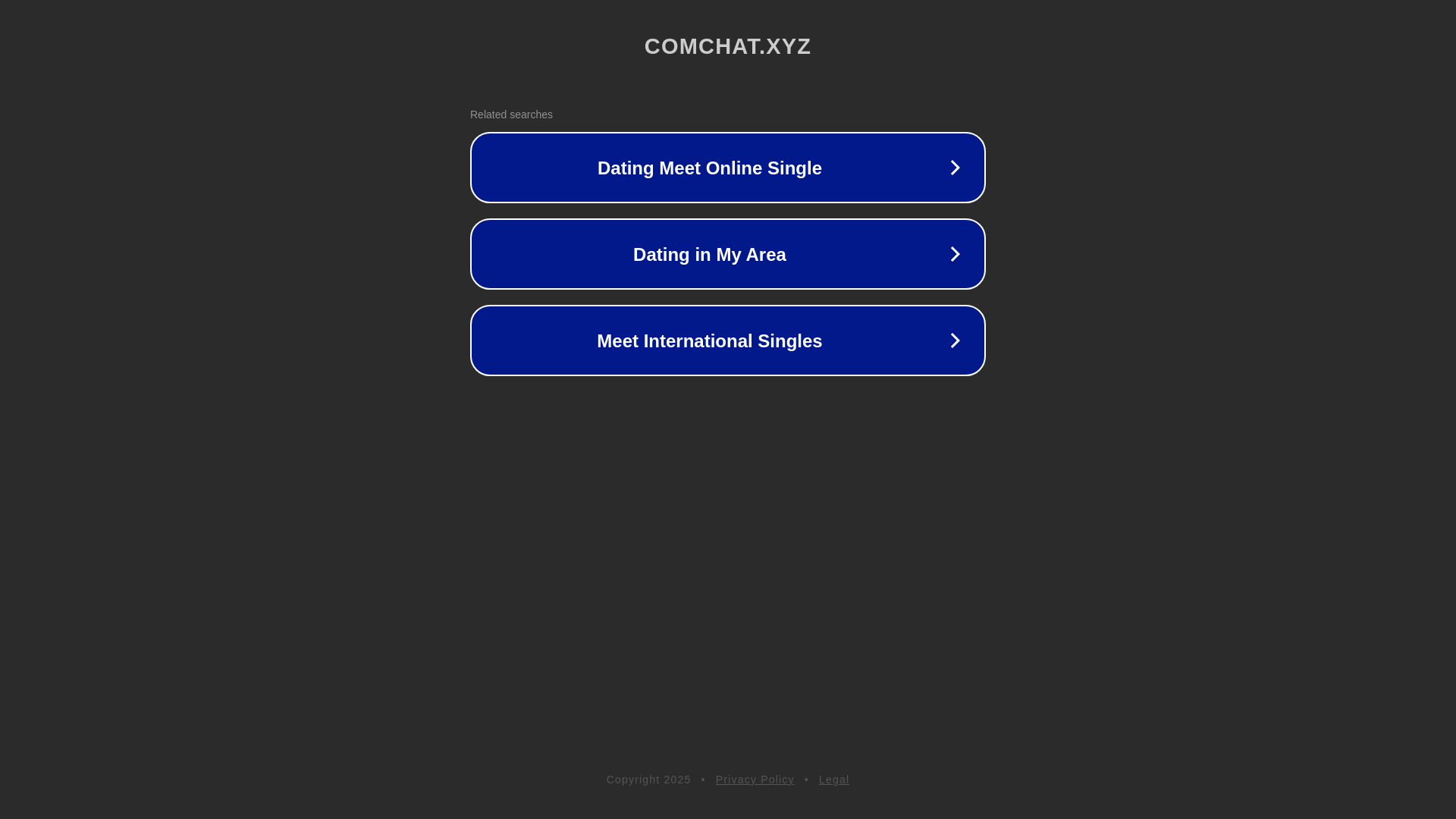 website screenshot of https://comchat.xyz/