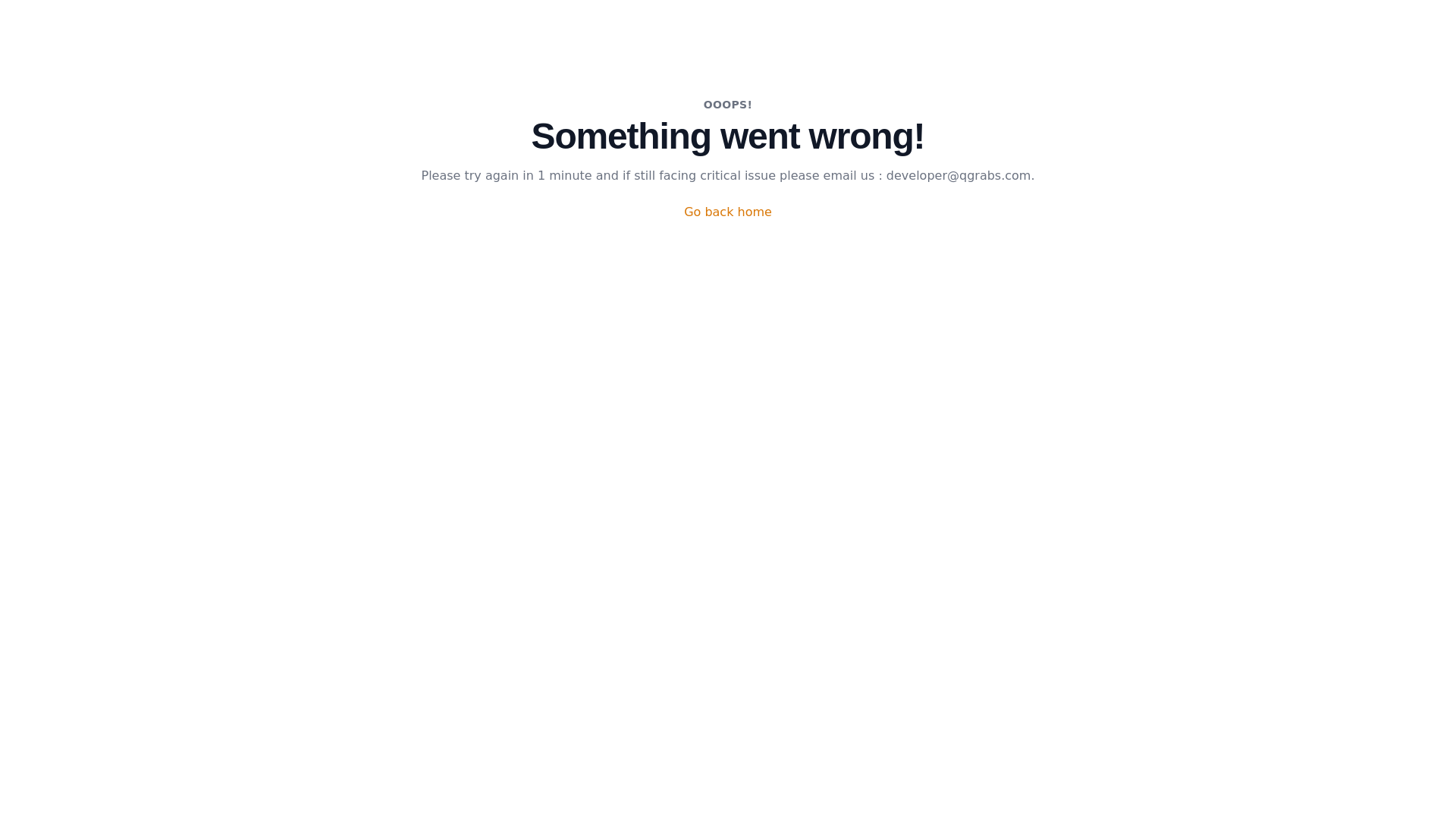 website screenshot of https://qgrabs-frontend.pages.dev/