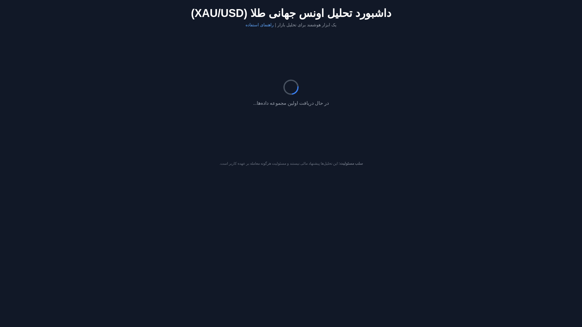 website screenshot of https://gold-analyst.pages.dev/