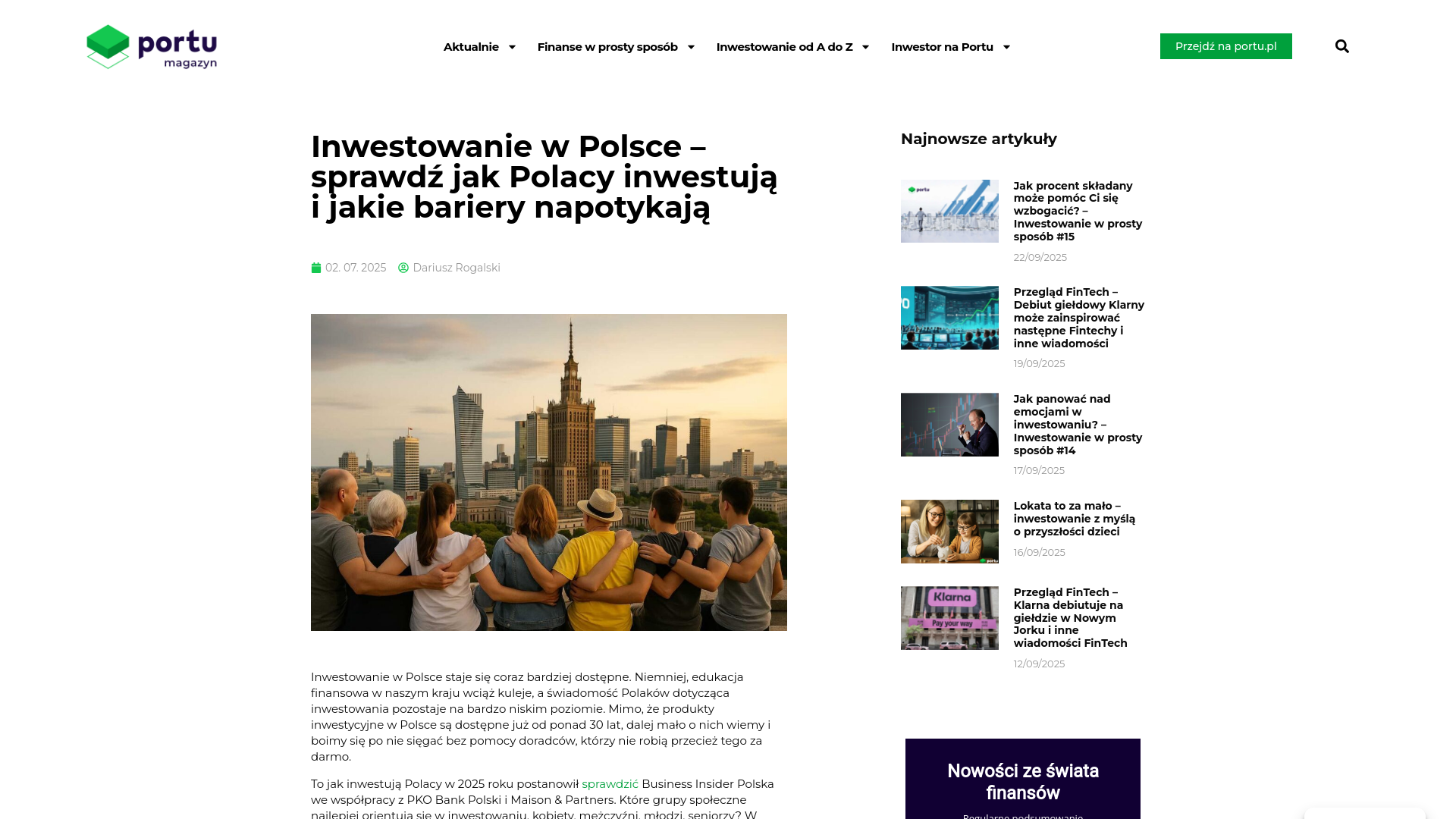 website screenshot of https://projectapoland.site/