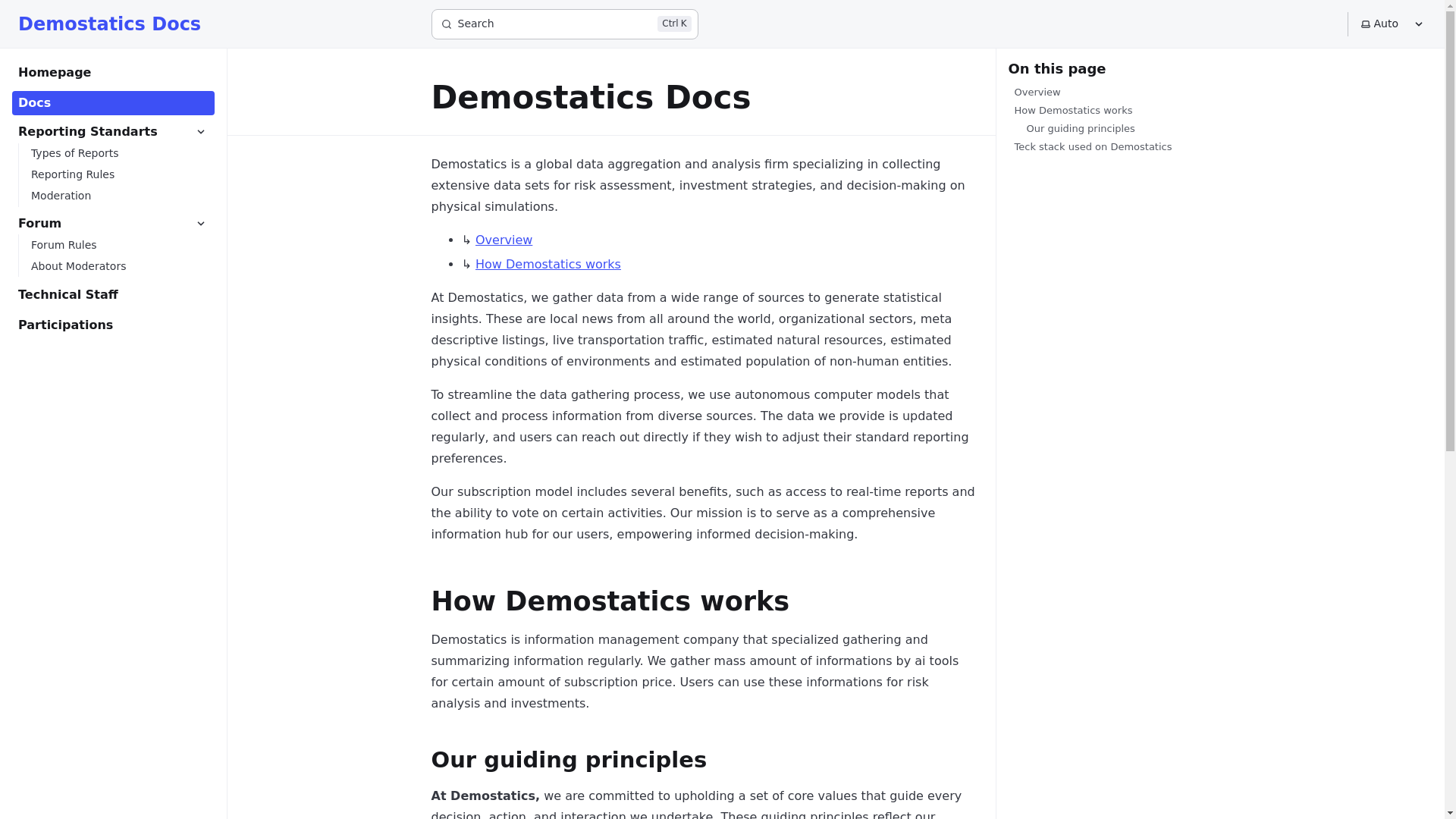 website screenshot of https://demostatics-docs.pages.dev/