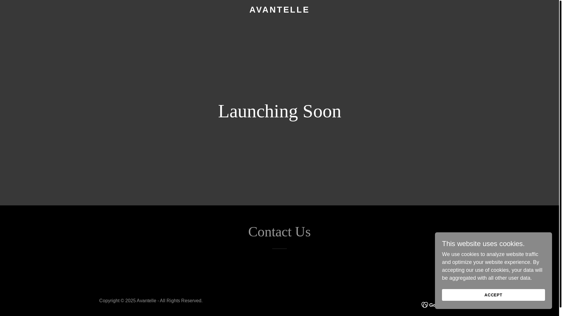 website screenshot of https://avantelle.in/