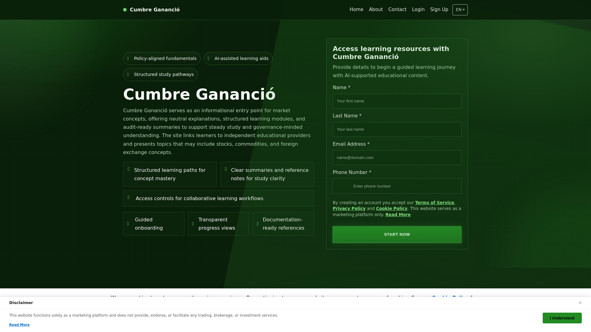 website screenshot of https://cumbregananciosoftware-com.pages.dev/