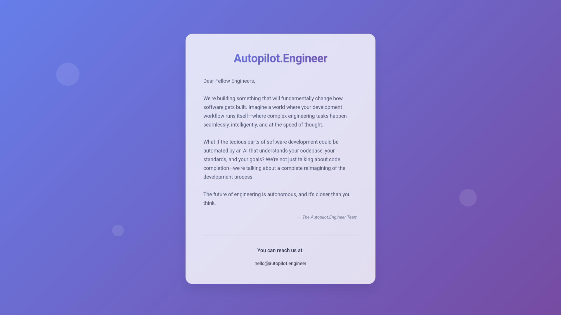 website screenshot of https://autopilot-dot-engineer.pages.dev/