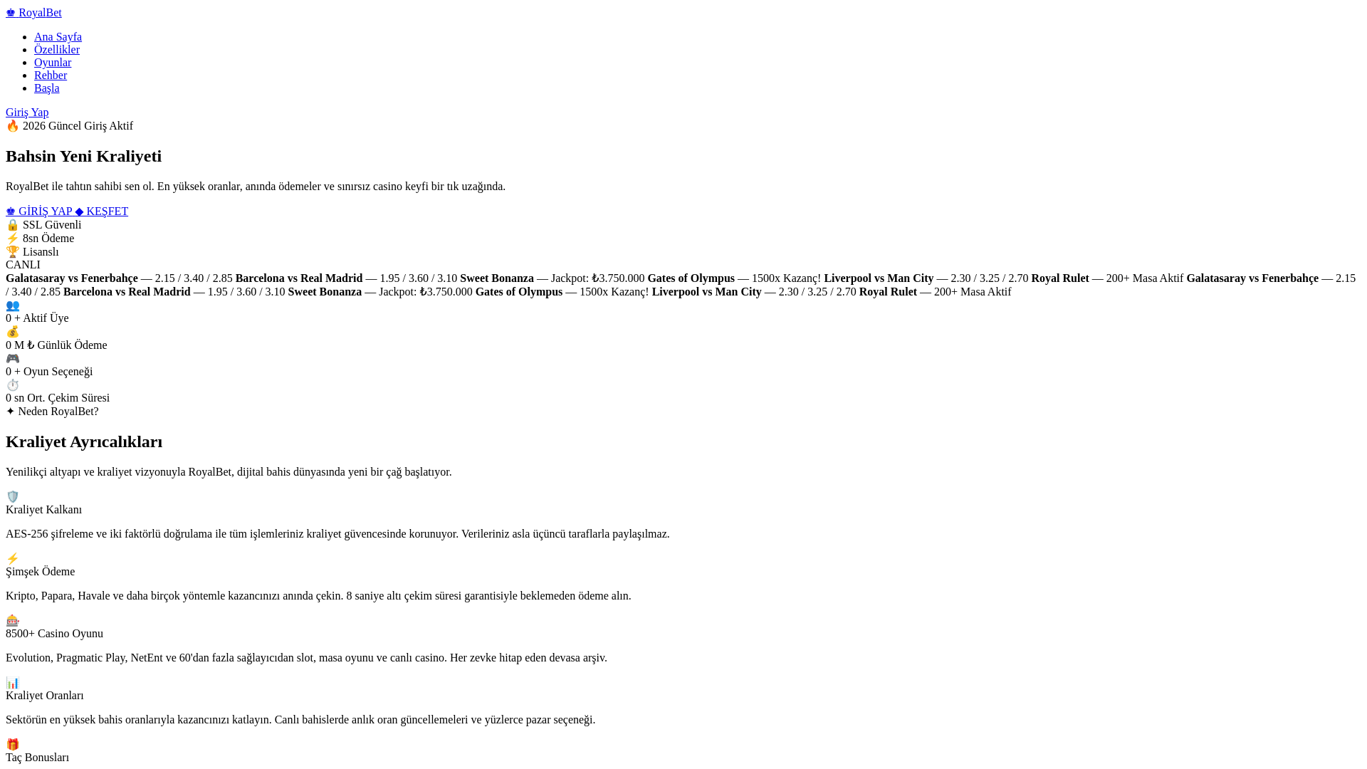 website screenshot of https://tr.royalbet-yenigiris.icu