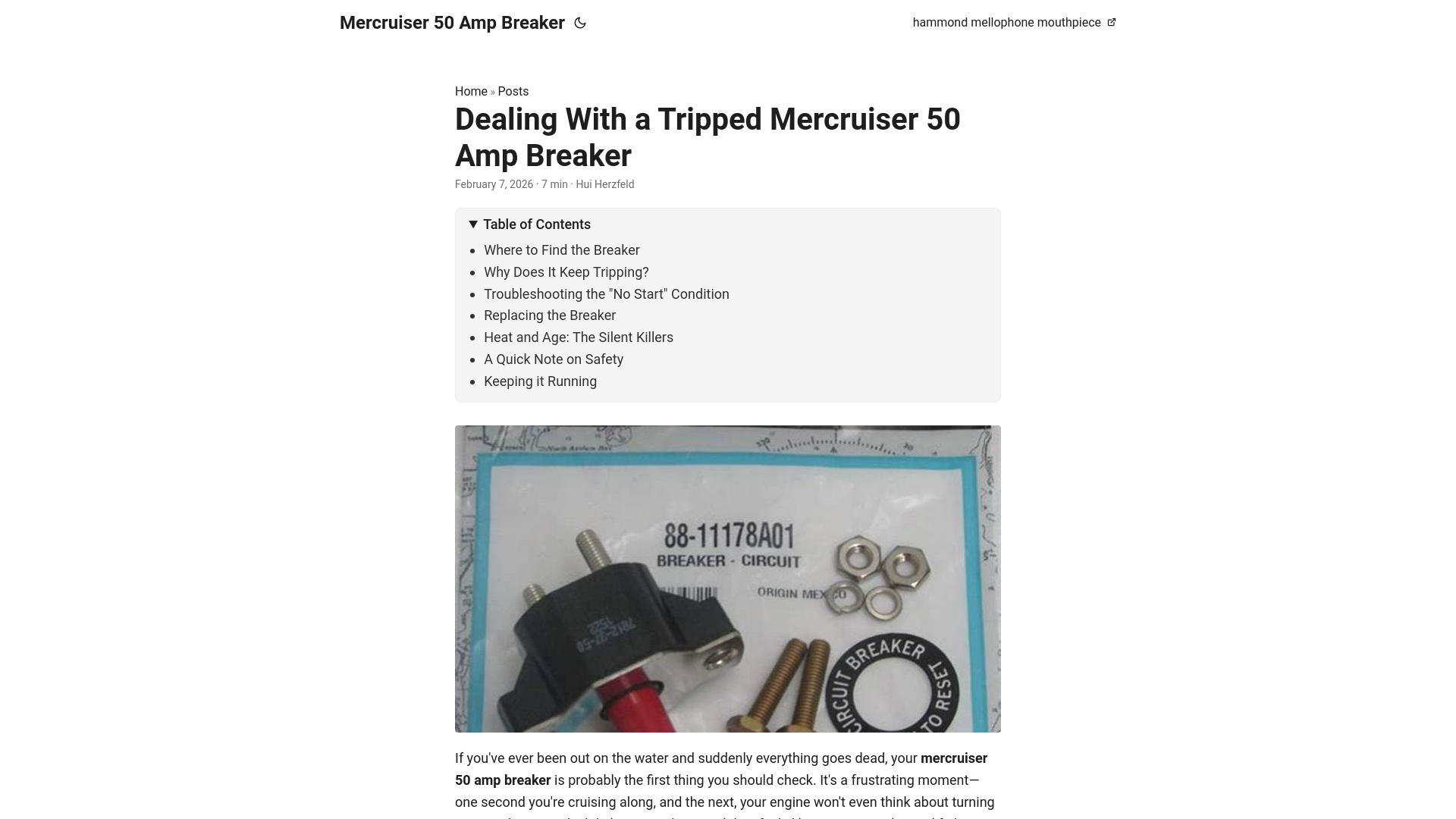 website screenshot of https://mercruiser-50-amp-breaker.pages.dev/
