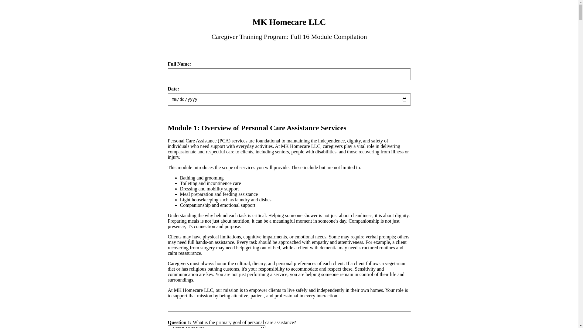 website screenshot of https://training-8g0.pages.dev/