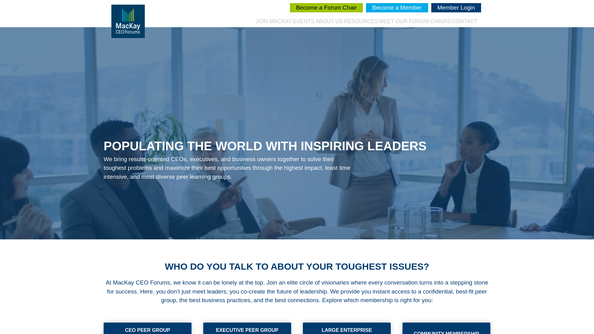 website screenshot of https://onlymackayceoforums.com/