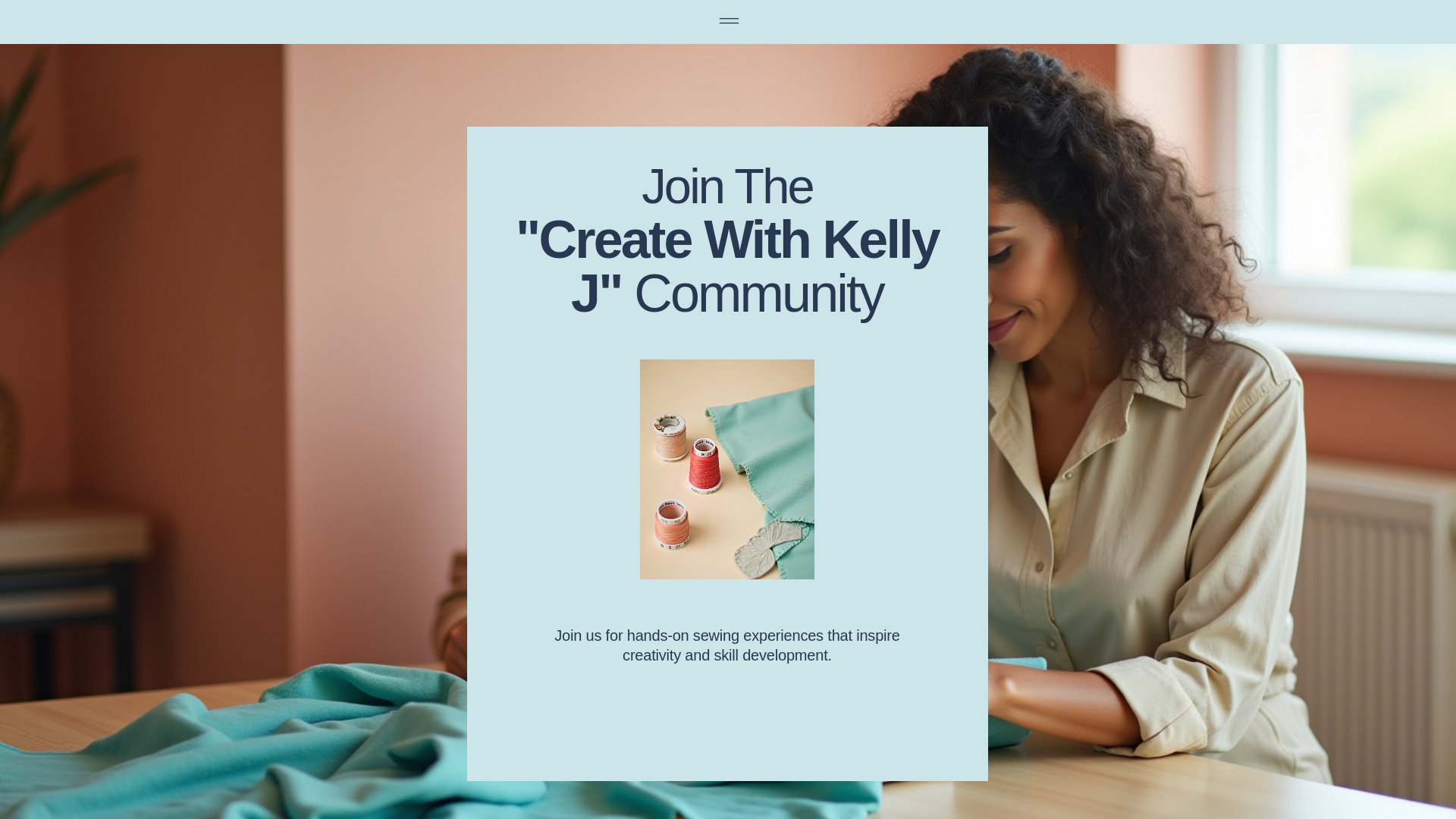 website screenshot of https://createwithkellyj.com