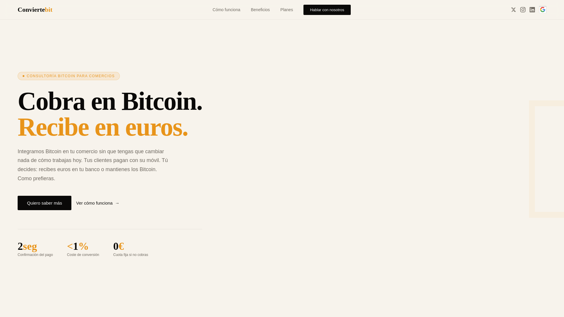 website screenshot of https://conviertebit.es