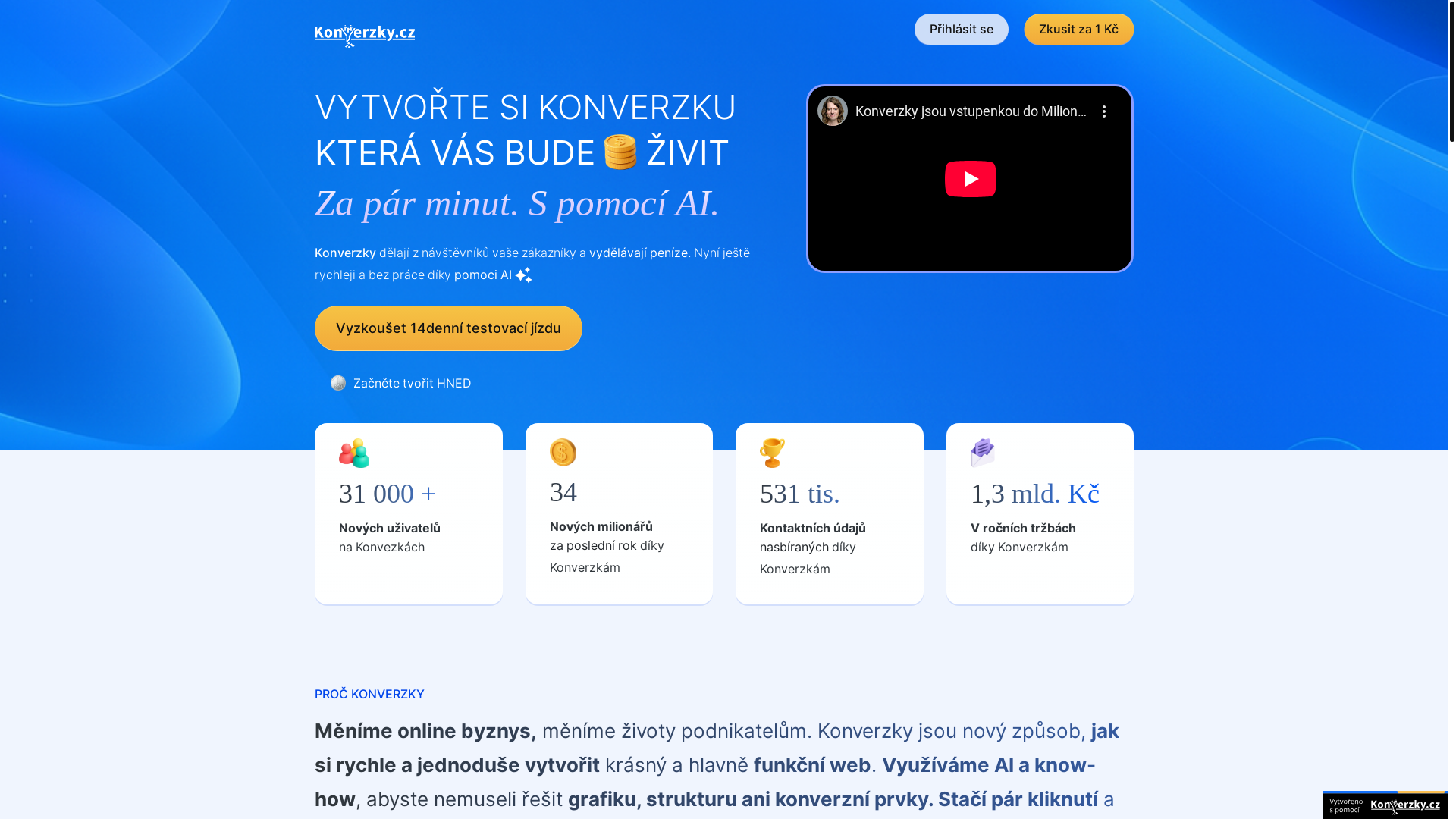 website screenshot of https://investovanijehracka.cz/