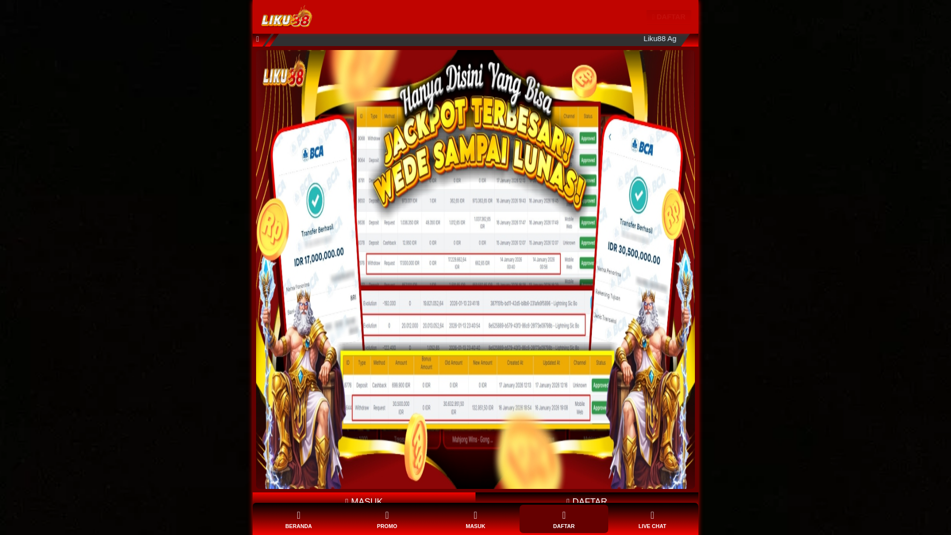 website screenshot of https://ultramen-disini.pages.dev/