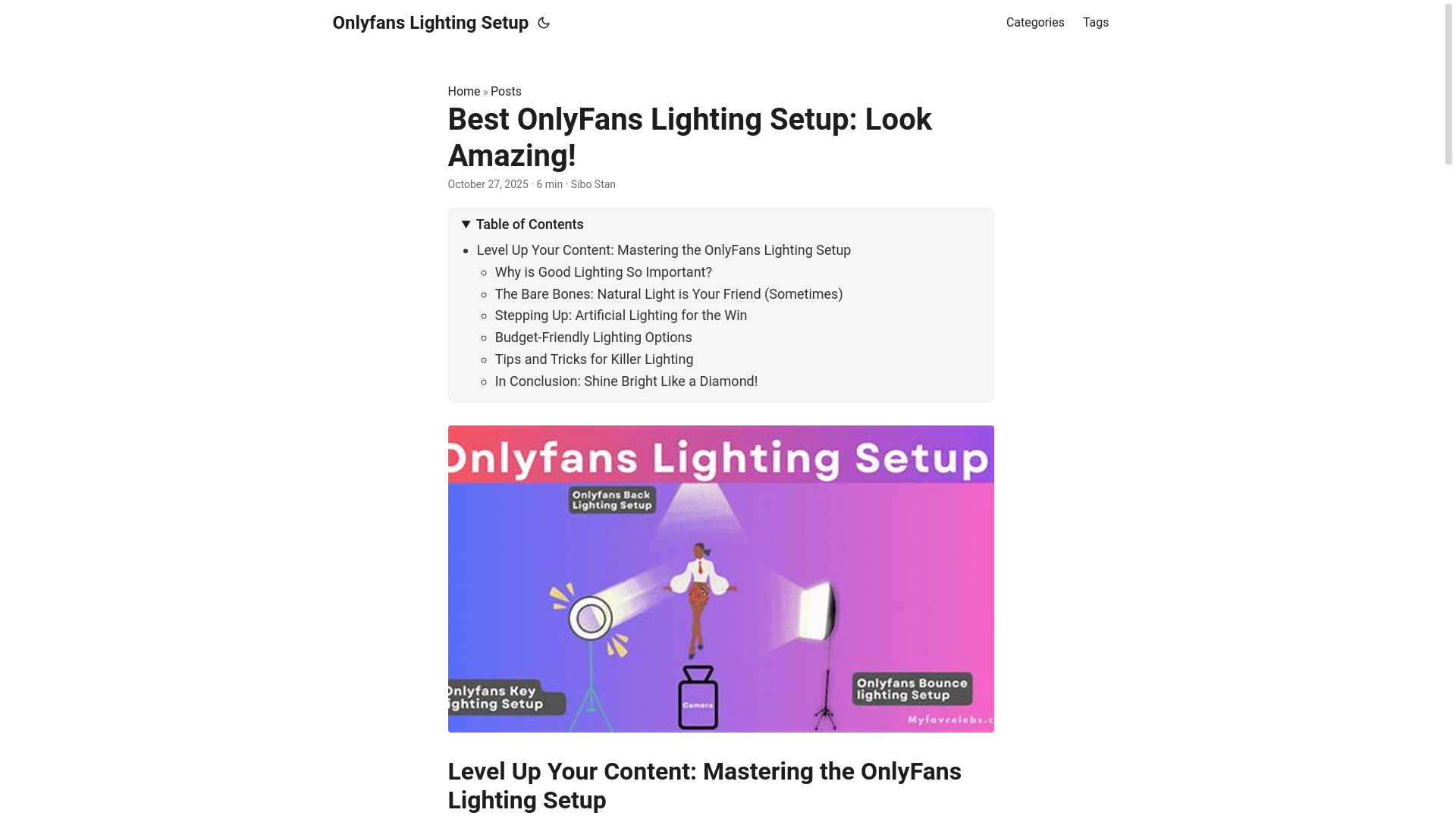 website screenshot of https://onlyfans-lighting-setup.pages.dev/