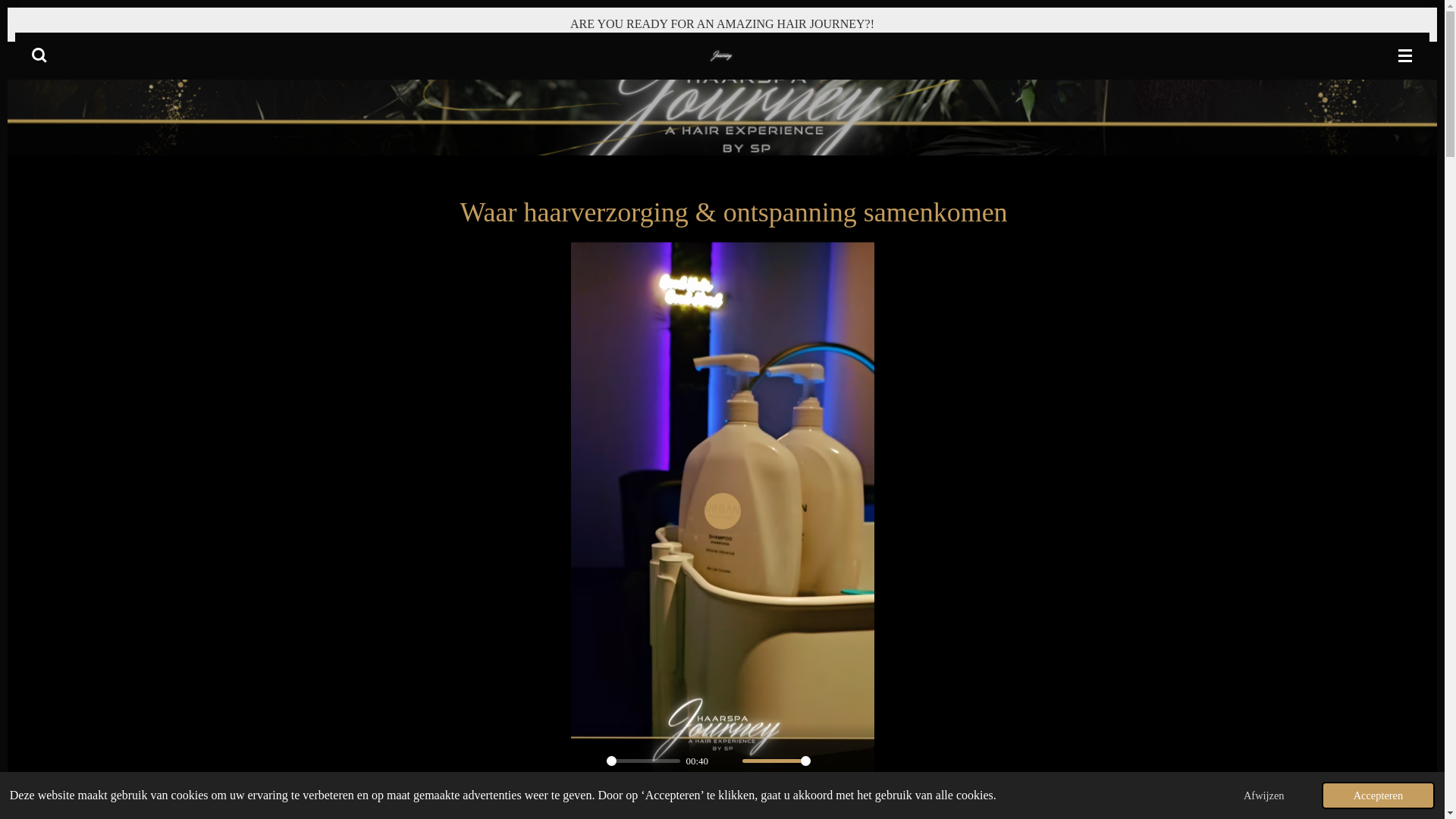 website screenshot of https://haarspajourney.nl/