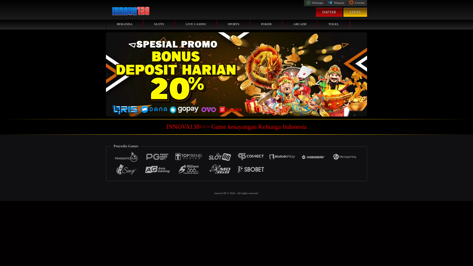 website screenshot of https://innova138.pages.dev/