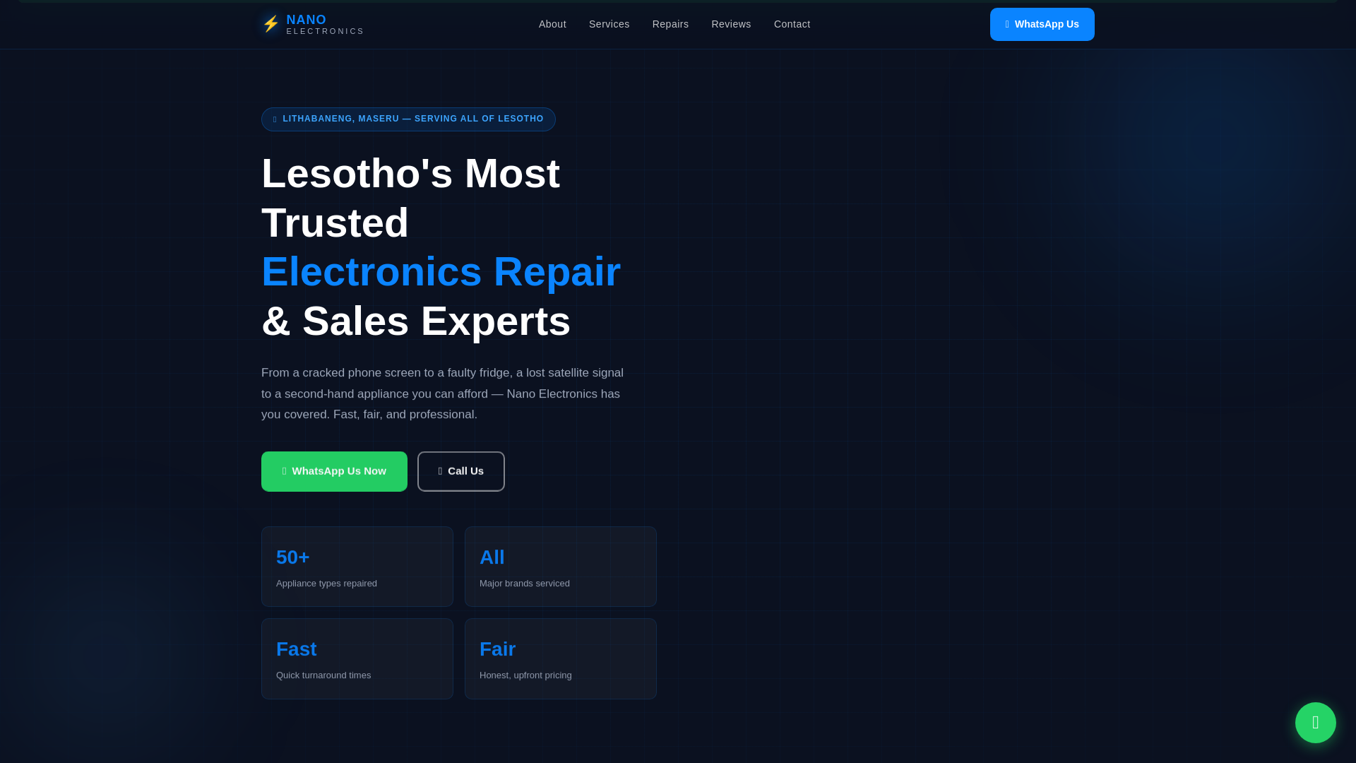 website screenshot of https://nanoelectronicsls.pages.dev/