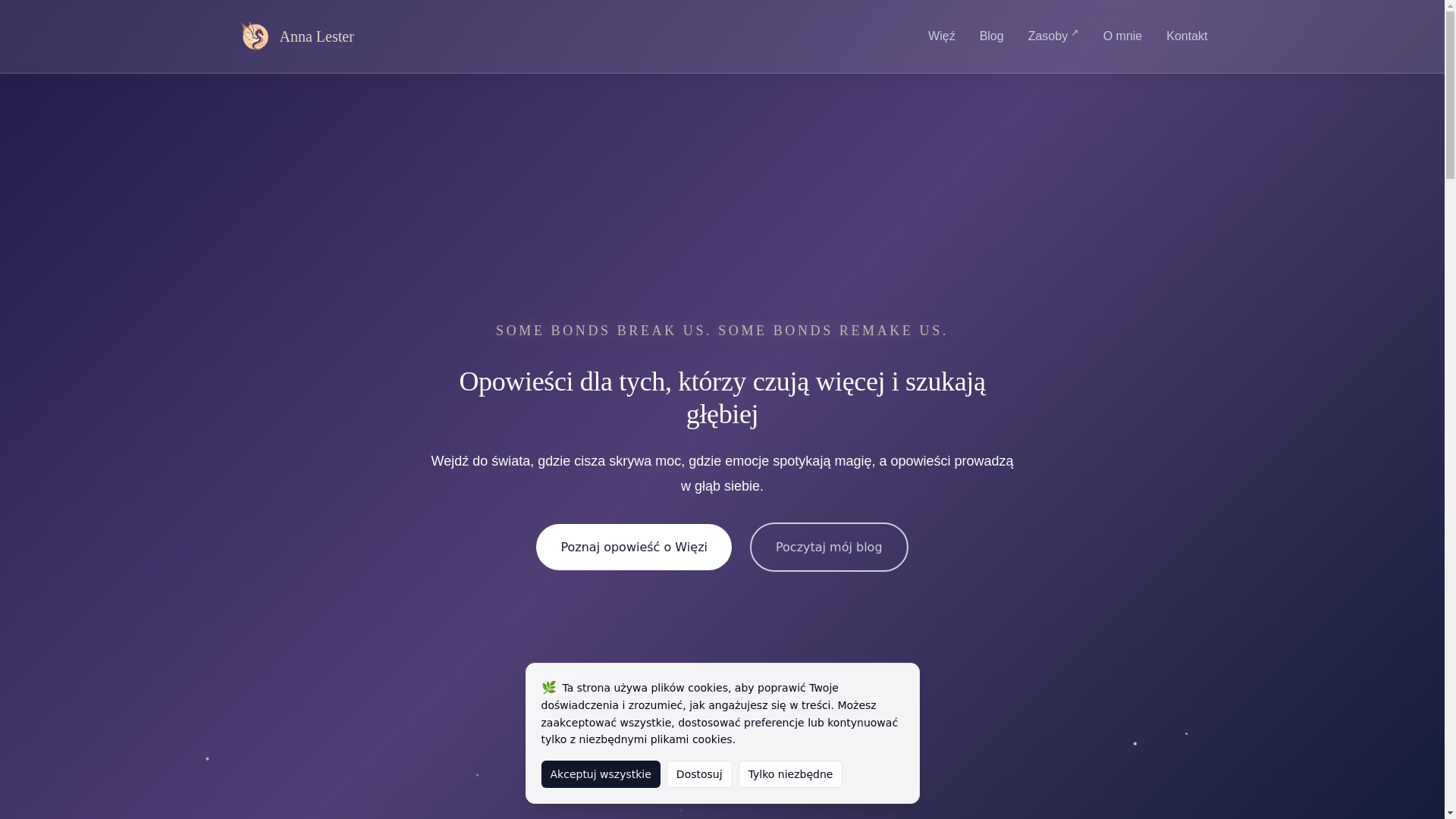 website screenshot of https://annalesterbooks.com/