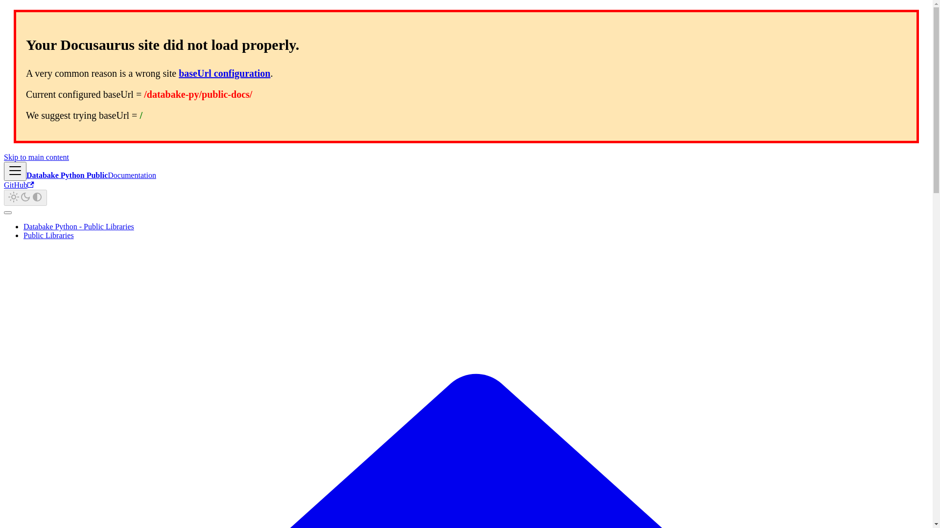 website screenshot of https://databake-py.pages.dev/