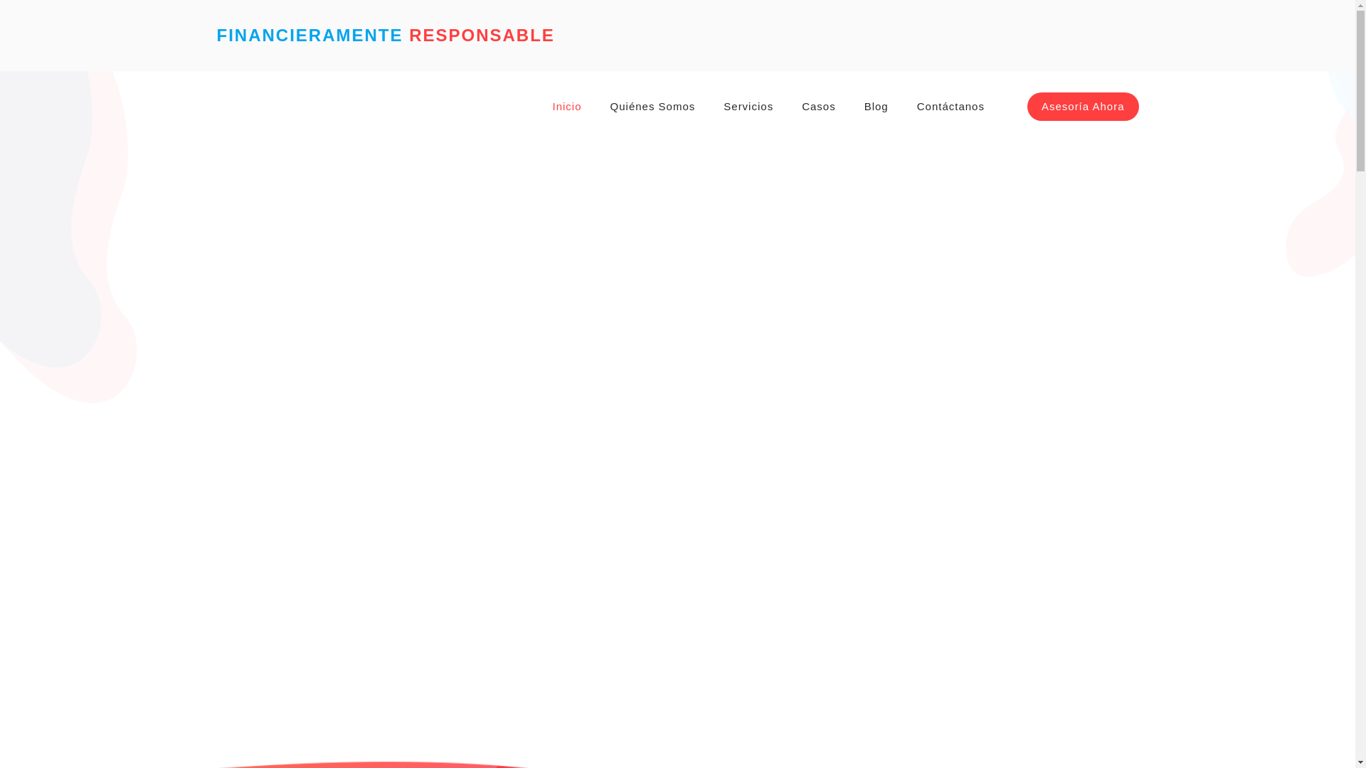 website screenshot of https://financieramenteresponsable.top/