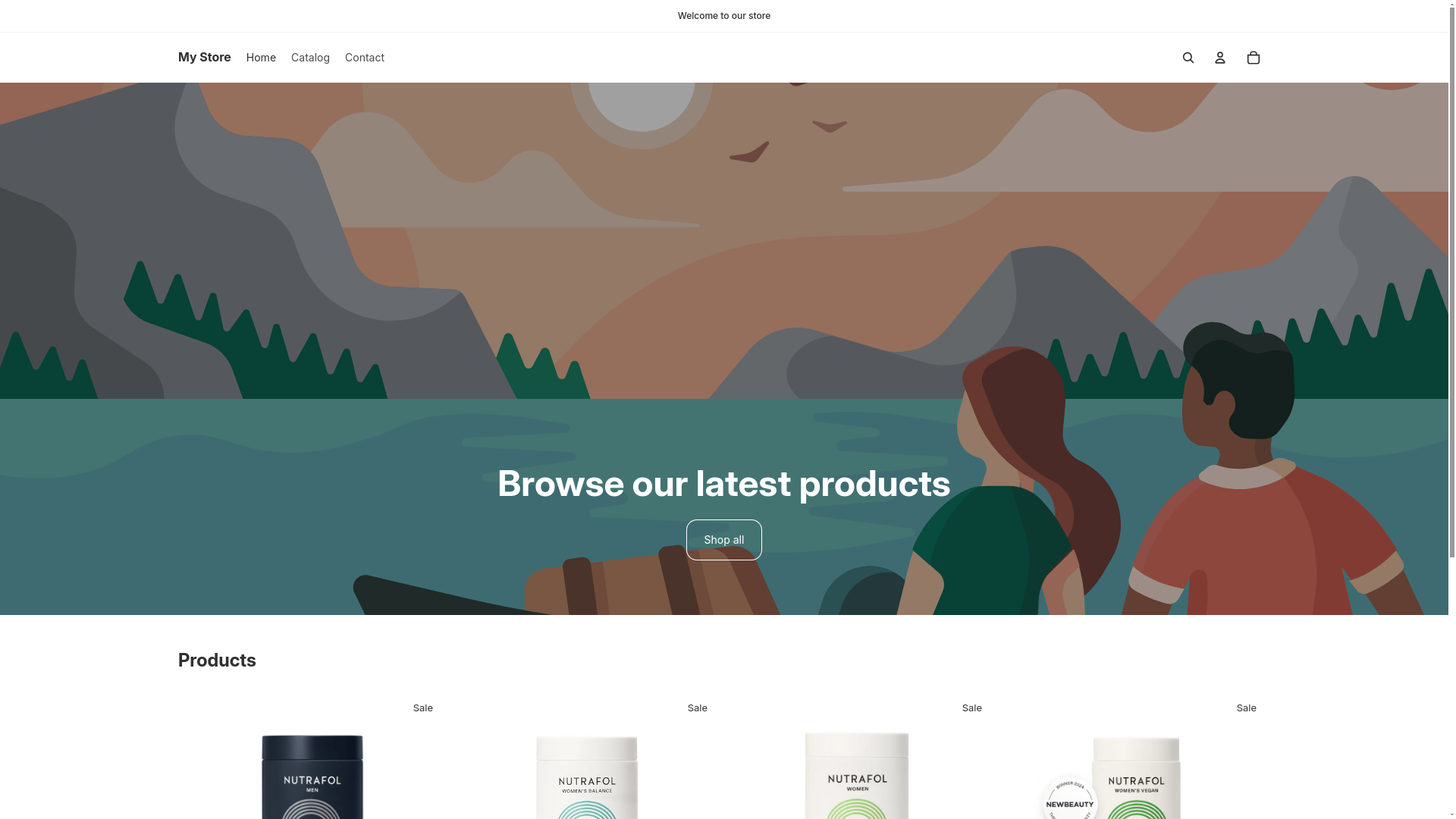 website screenshot of https://nutrafolus.site/