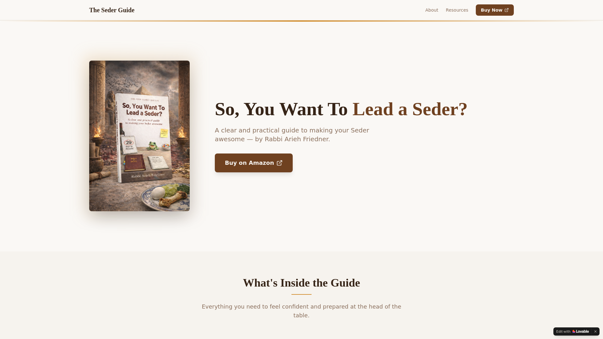 website screenshot of https://leadaseder.com/