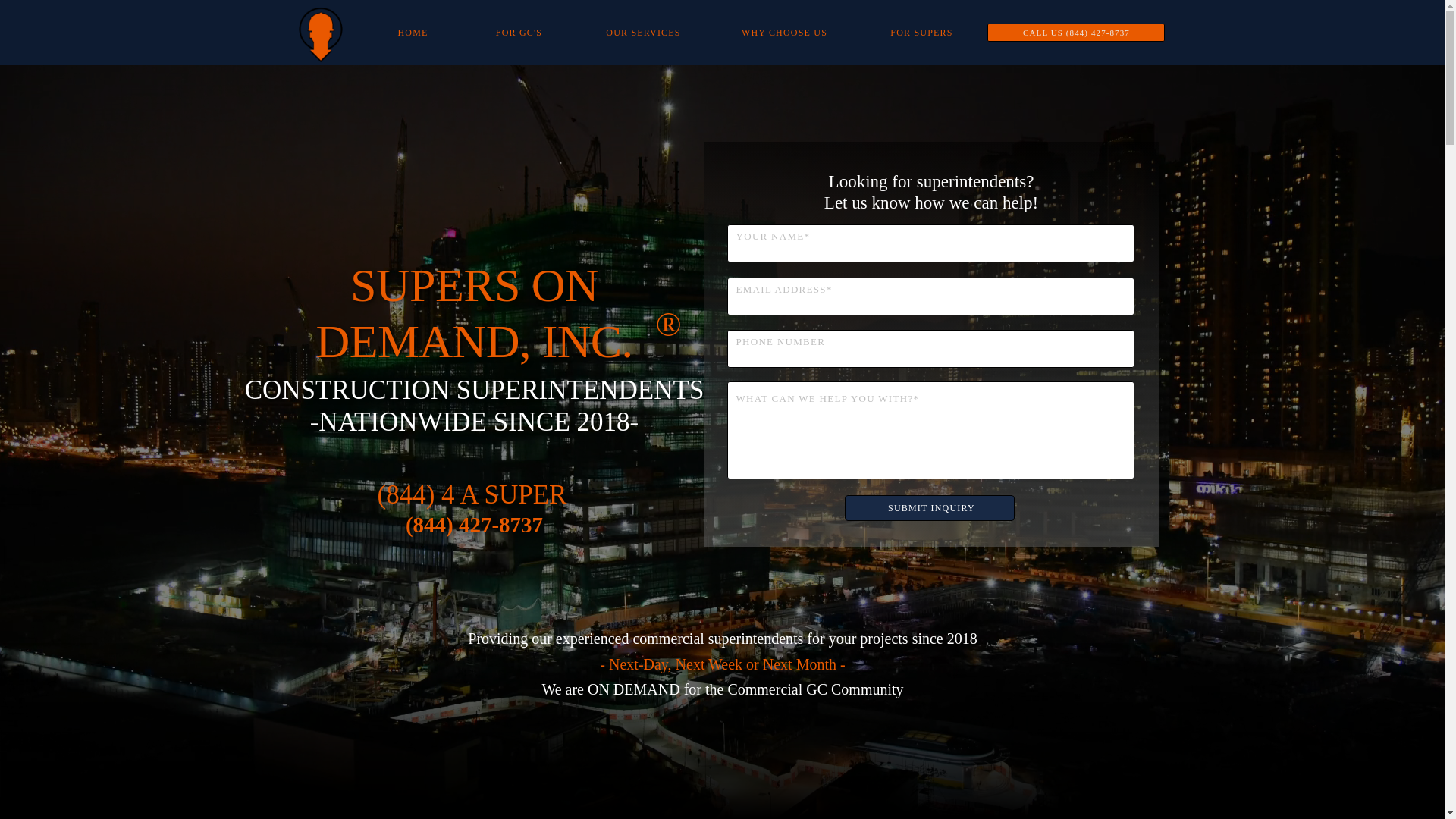 website screenshot of https://supersondemandcloud.com/